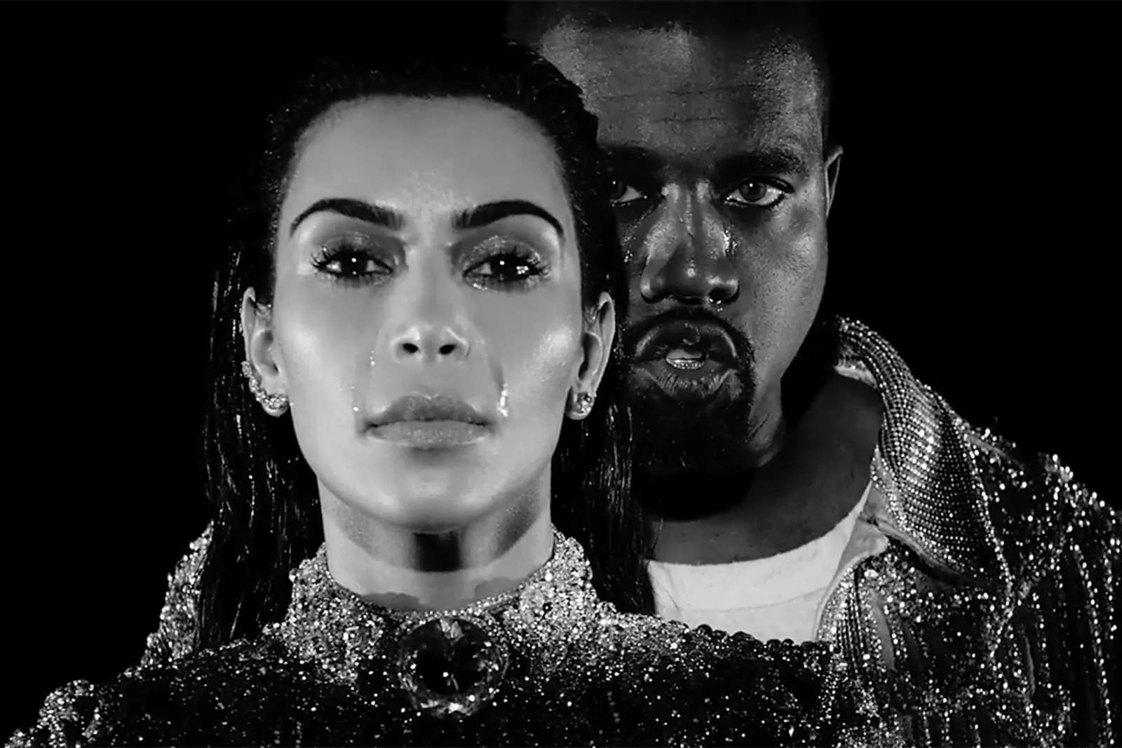 Keren! Kanye West dan Kim Kardashian Tampil Emosional Di Iklan Balmain