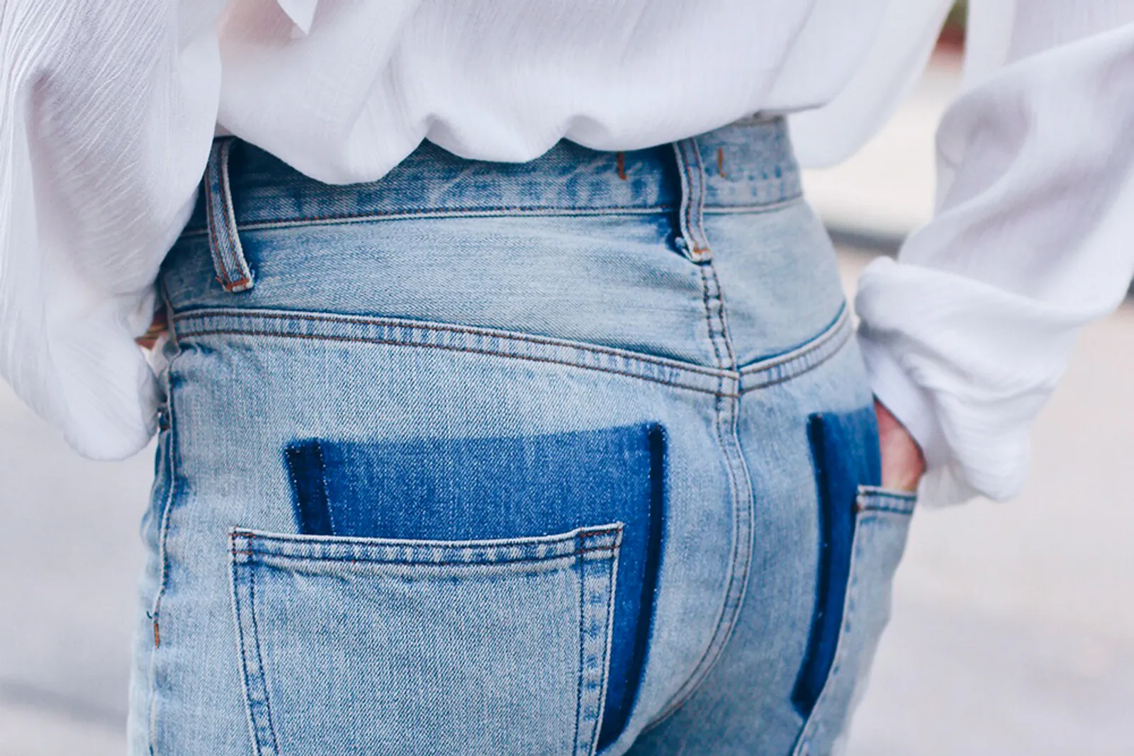 DIY Membuat Drop Pocket yang Bikin Celana Jeansmu Lebih Chic