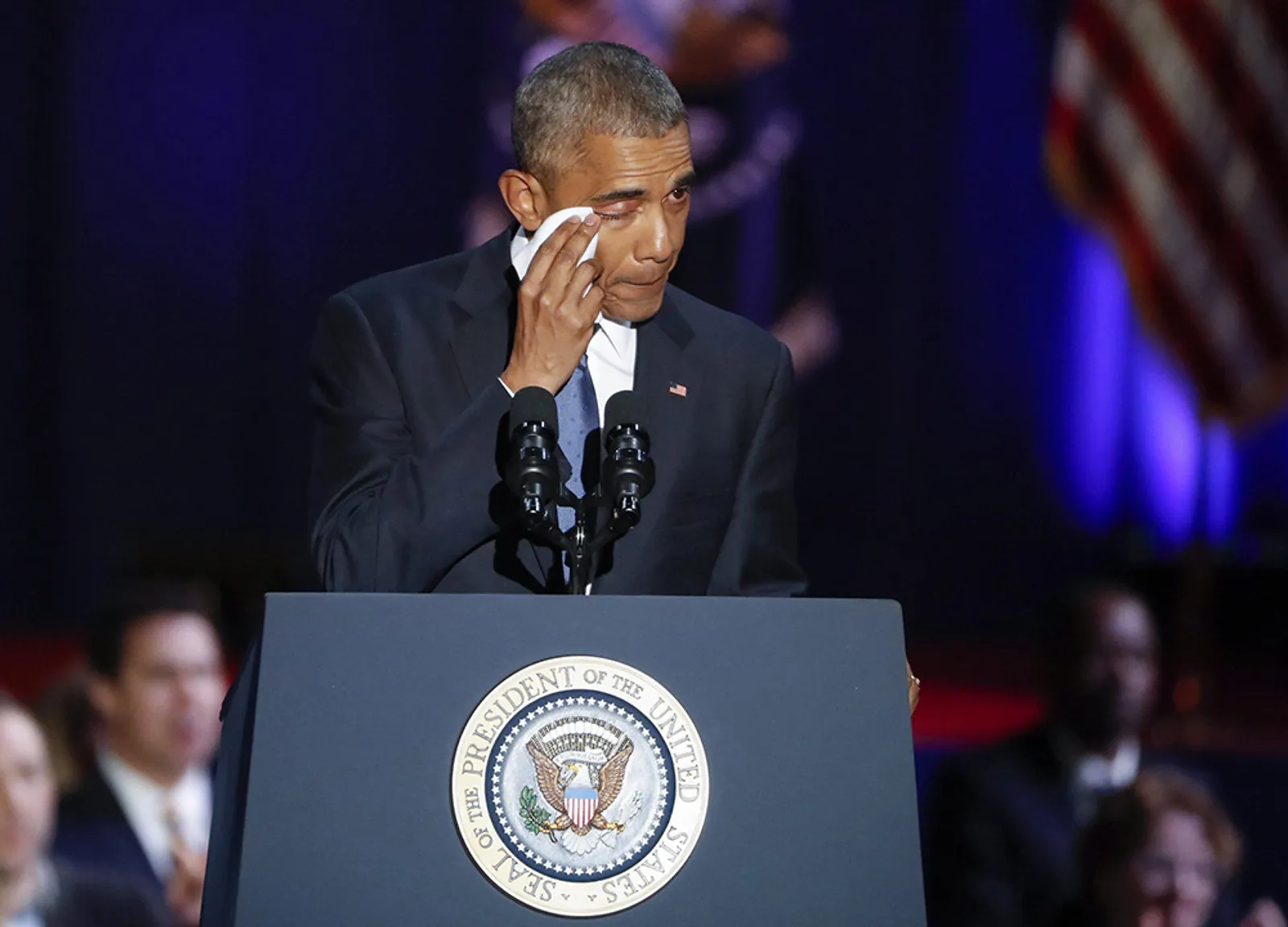 Ini 8 Ekspresi Simpati Selebritas Hollywood Setelah Dengar Pidato Perpisahan Obama