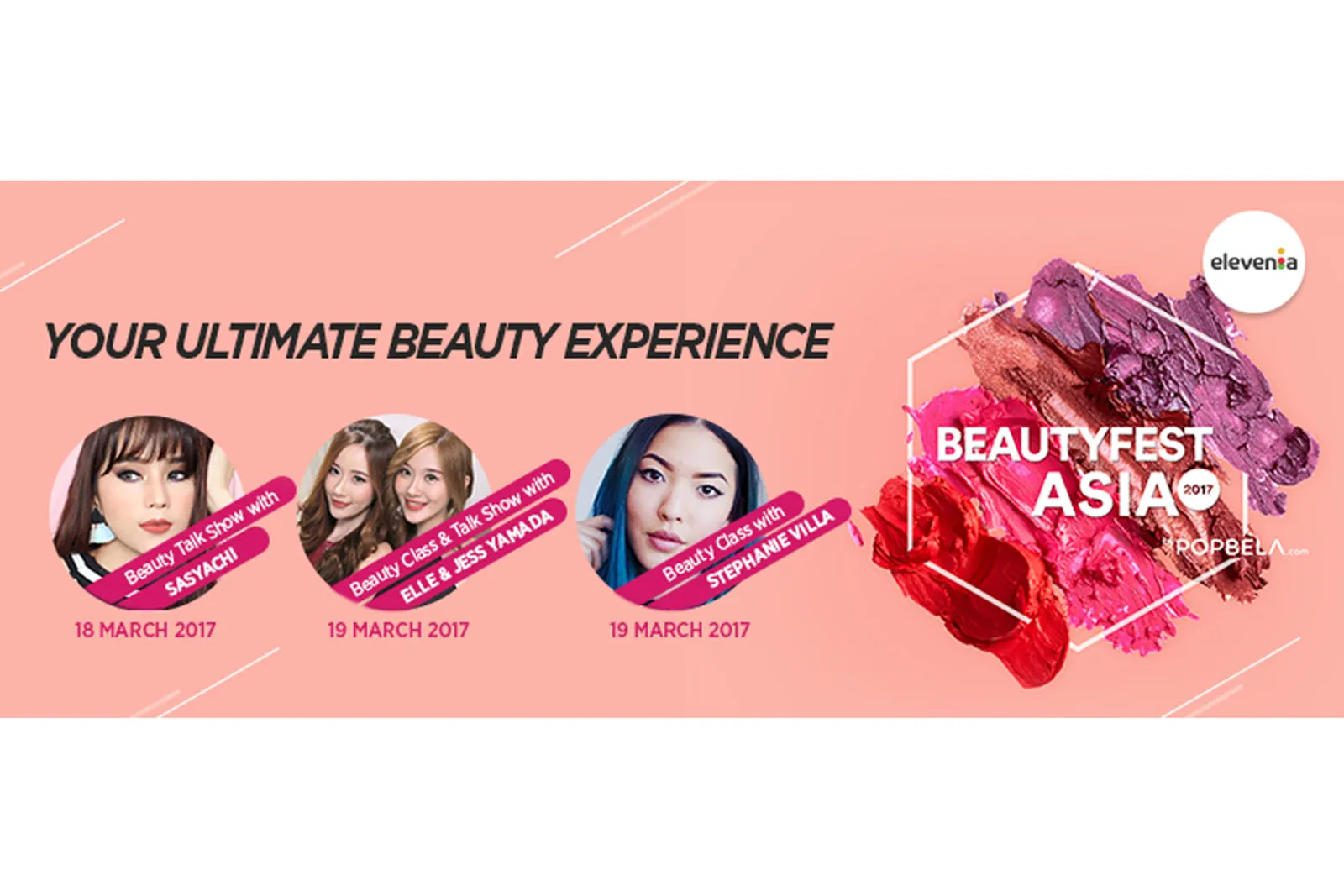 Elevenia Bantu Cewek Tampil Lebih Memukau Lewat Koleksi Makeup Khas Korea Selatan di BeautyFest Asia 2017