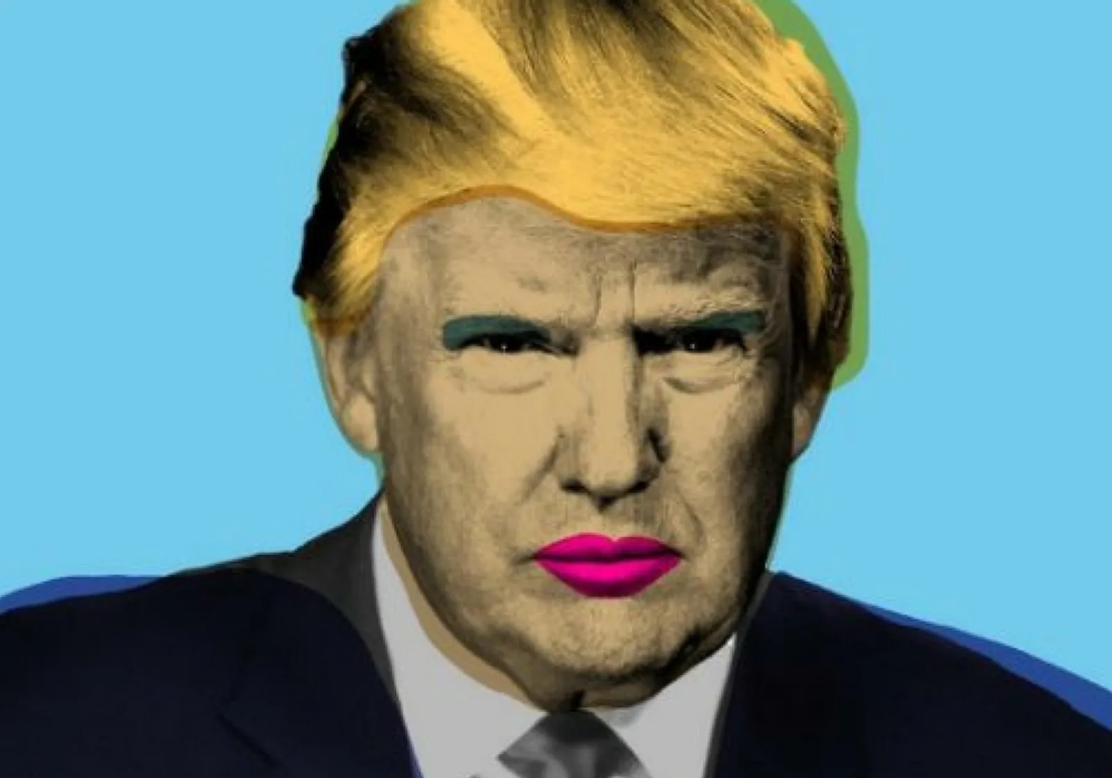 Mahasiswa Ini Ekspresikan Rasa Kesalnya kepada Donald Trump dengan Lipstik