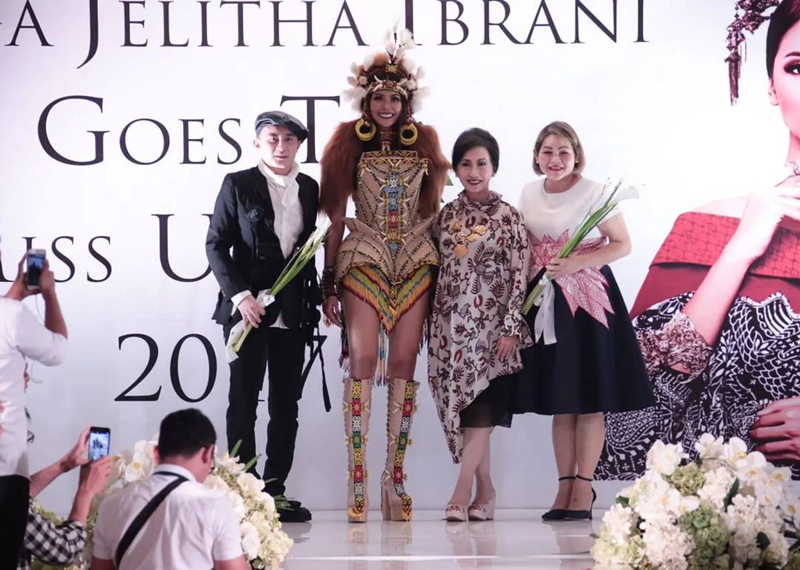 Bunga Jelitha akan Memakai Kostum Orangutan di Miss Universe 2017