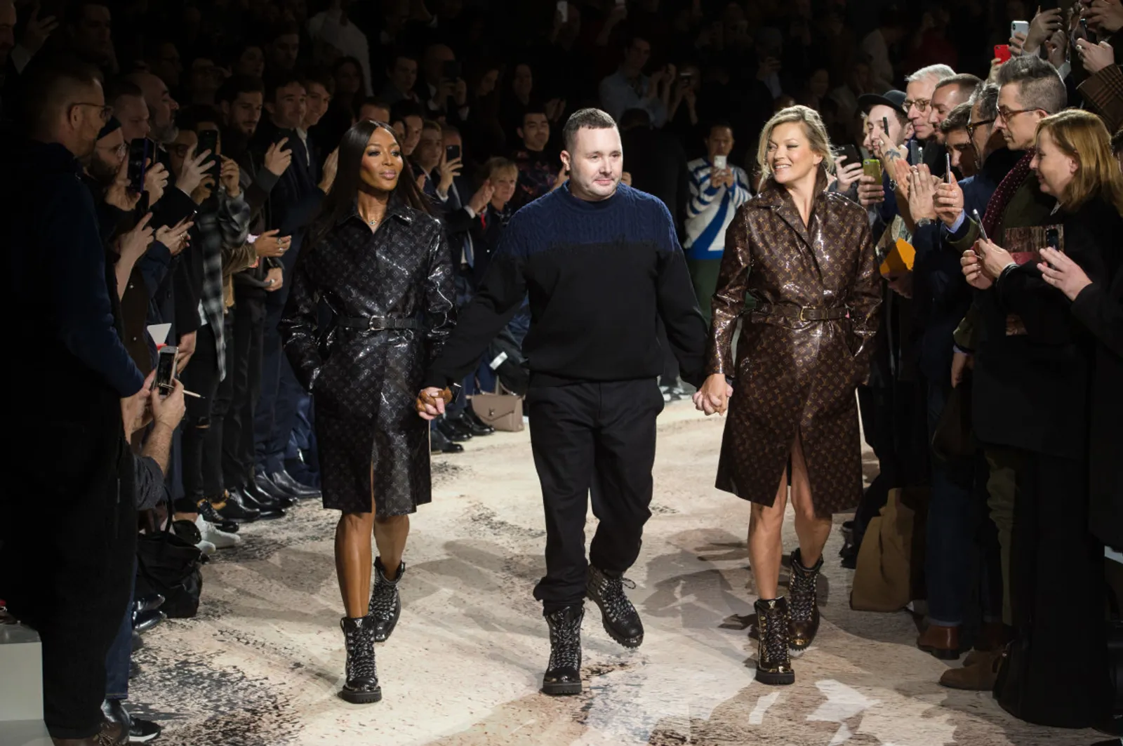 Kate Moss dan Naomi Campbell Reunian di Show Terakhir Kim Jones untuk Louis Vuitton
