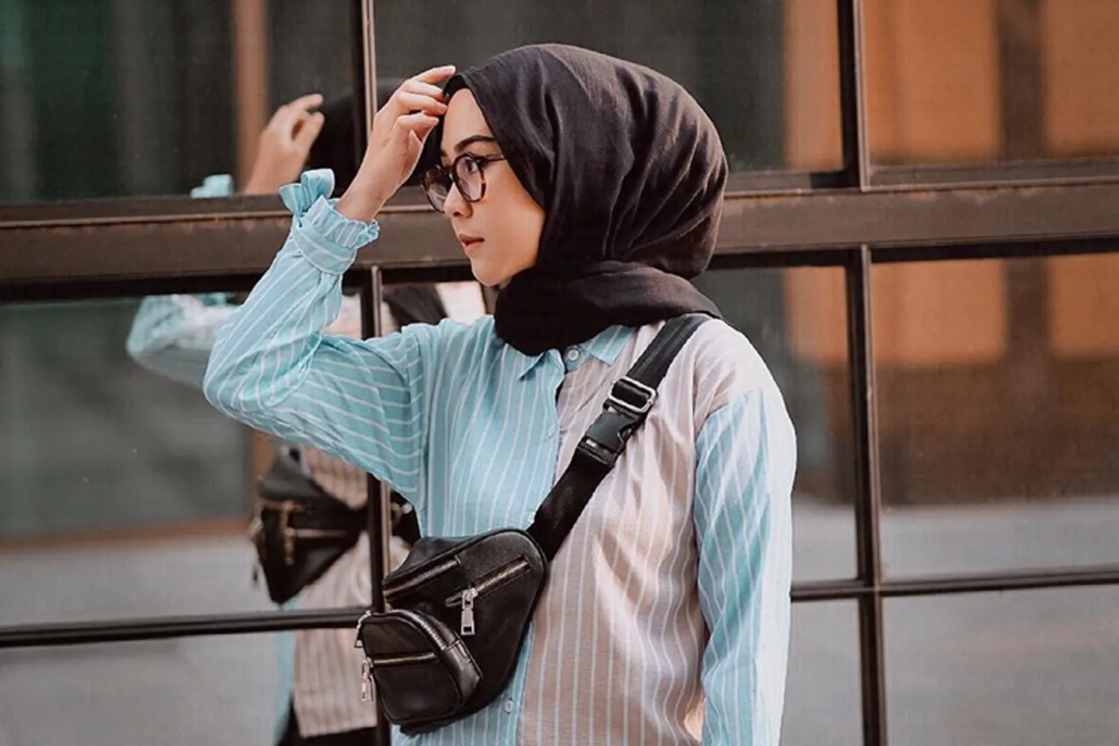 Ide OOTD Hijab Kasual dari Intan Khasanah