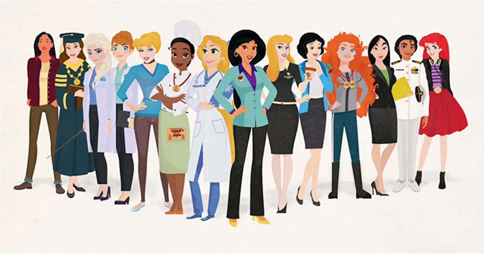 Ikuti Passion, Ini Pekerjaan yang Ditekuni Princess Disney di Dunia Nyata
