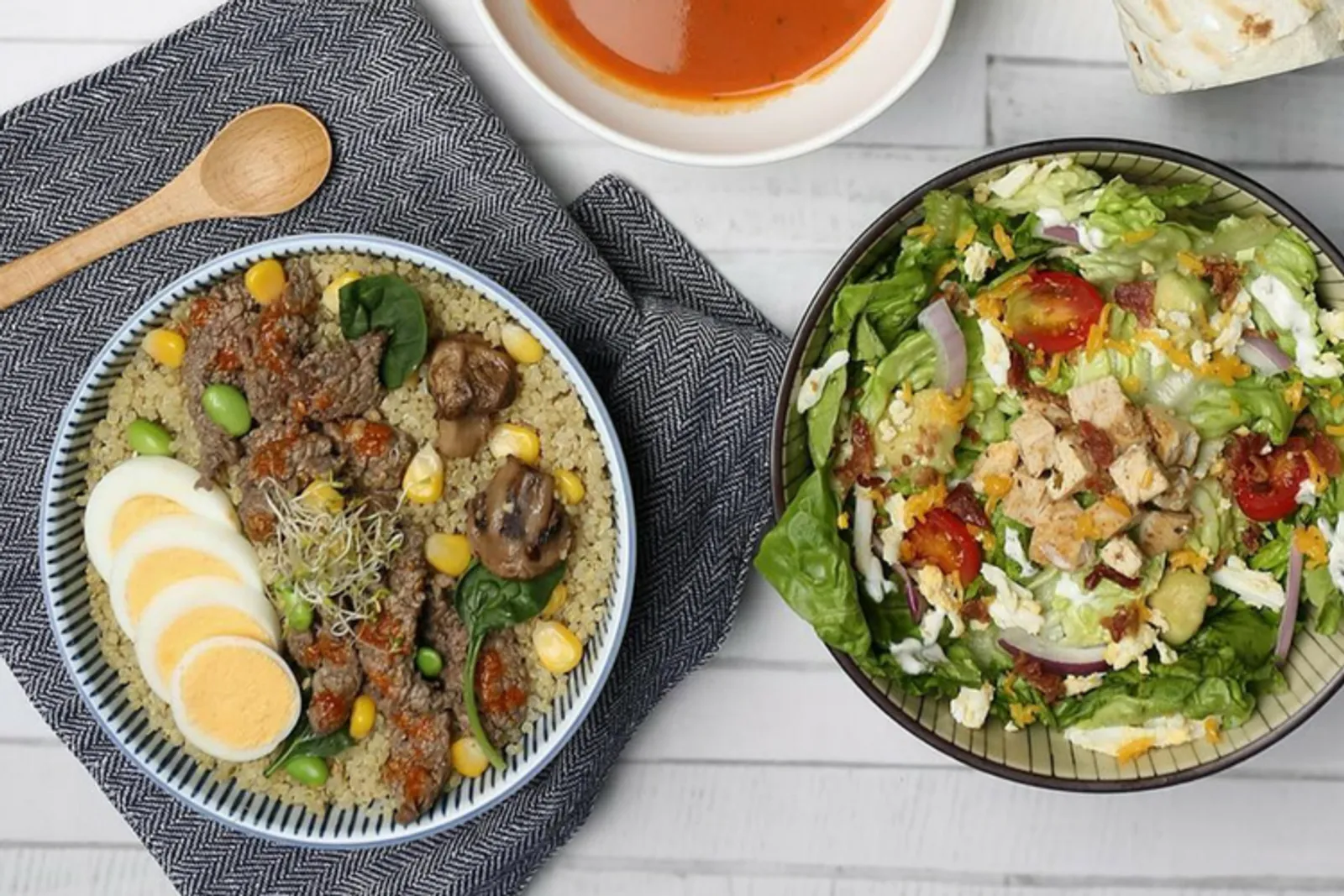 Hidup Sehat dengan Menu Warm Protein Bowls dari SaladStop! Yuk!