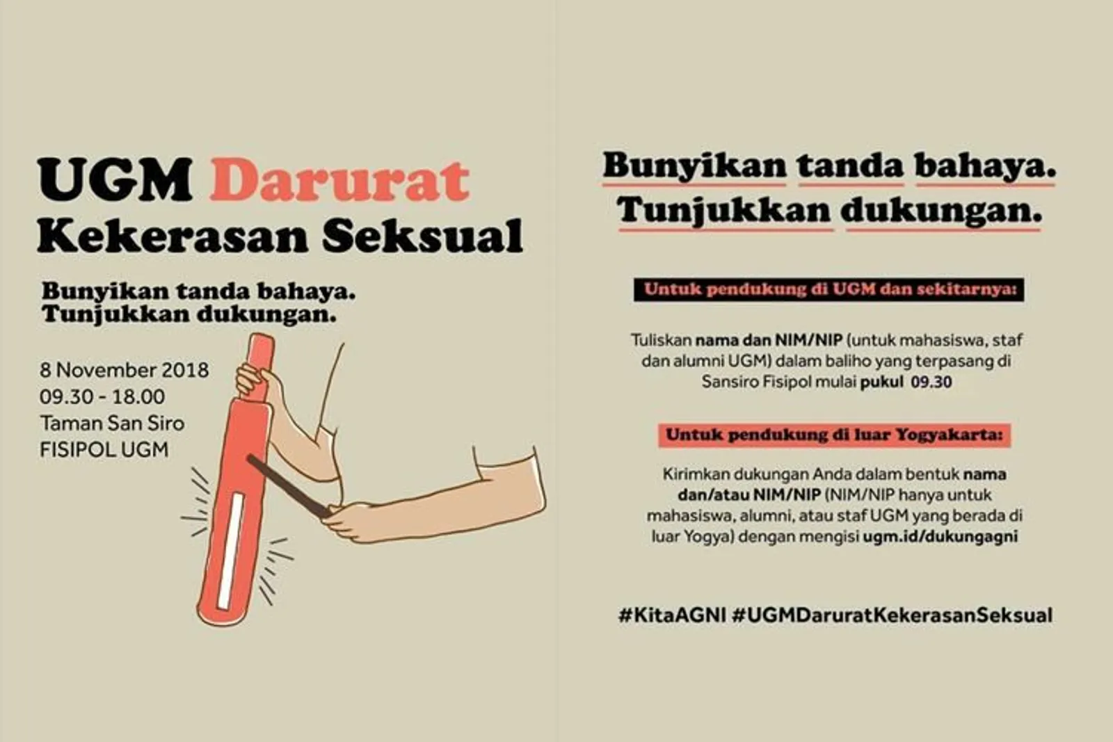 Gunakan Tagar #KitaAgni, Ini Dukungan Netizen Lawan Pelecehan Seksual