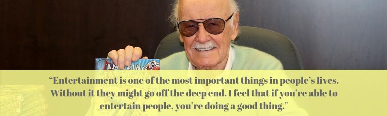 9 Quote Motivasi dari Stan Lee: Kekuatan Cinta, Doa, dan Imajinasi