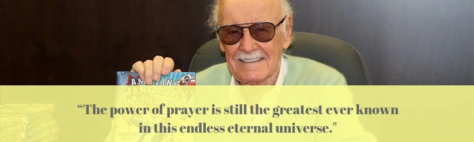 9 Quote Motivasi dari Stan Lee: Kekuatan Cinta, Doa, dan Imajinasi