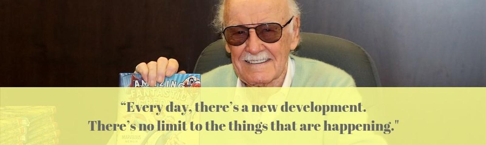 9 Quote Motivasi dari Stan Lee: Kekuatan Cinta, Doa, dan Imajinasi