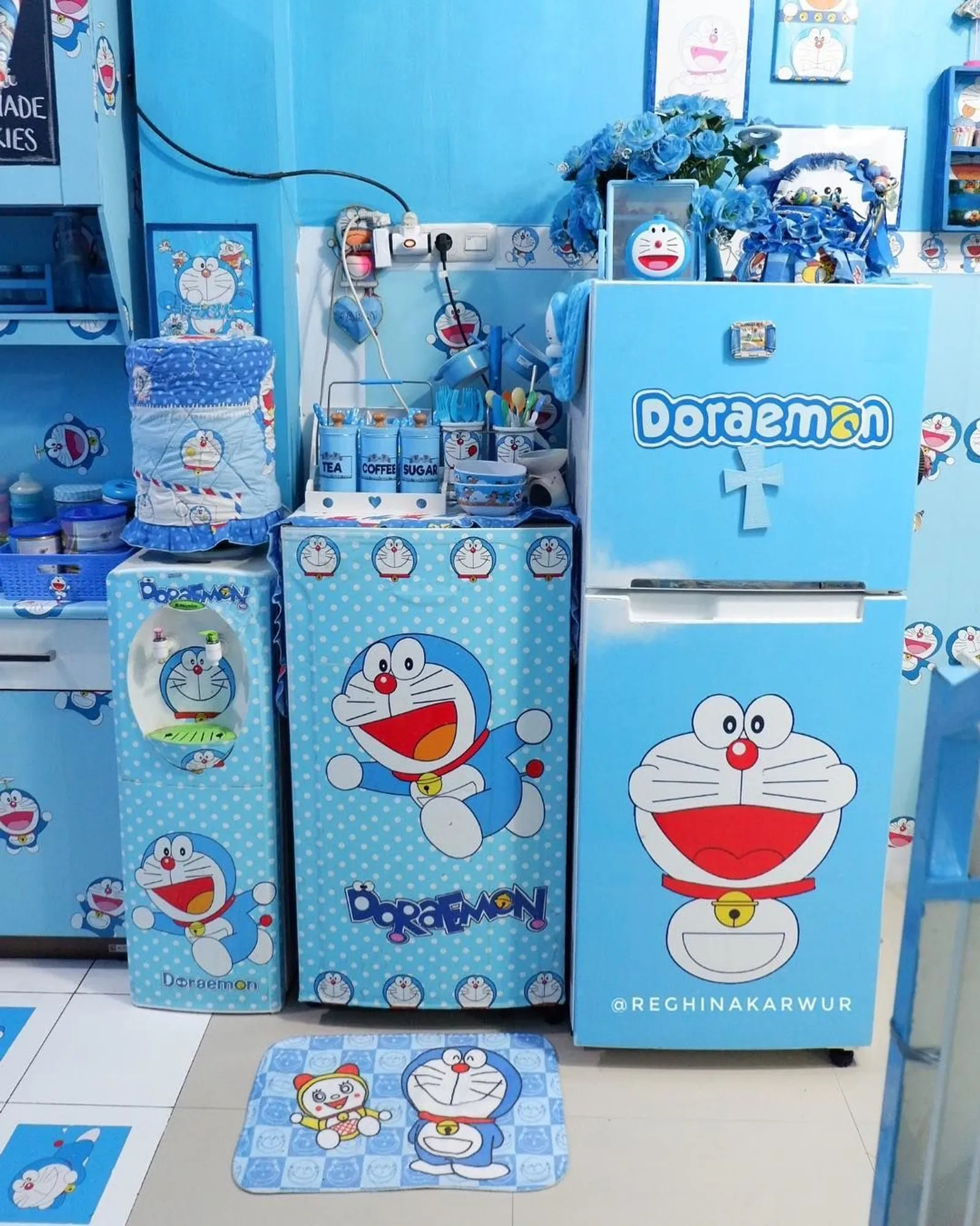 Penggila Doraemon, Rumah di Sulawesi Ini Penuh Pernak Pernik Doraemon