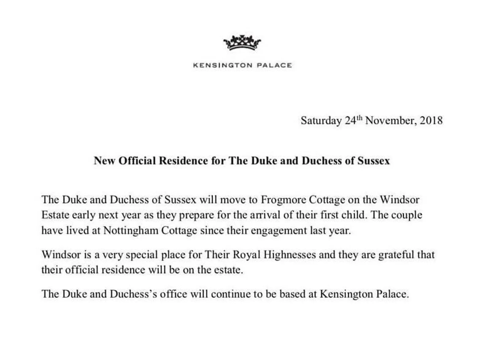Wow, Pangeran Harry dan Meghan Markle Tinggalkan Istana Kensington!