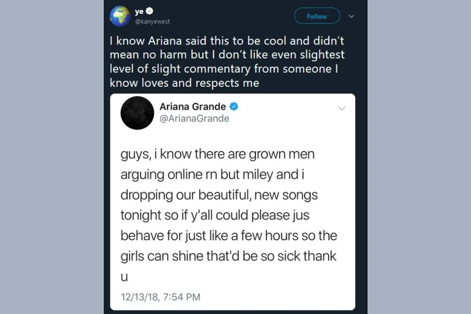 Mantan Dikhawatirkan Ingin Bunuh Diri, Ini Sikap Ariana Grande