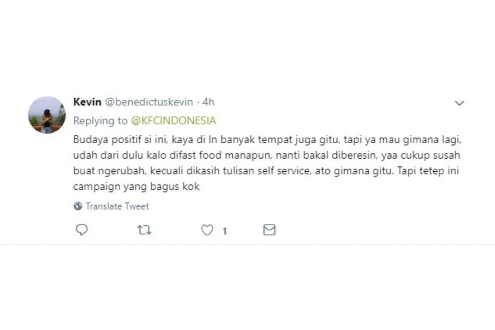 Pro Kontra #BudayaBeberes KFC Biasakan Si Pemalas Lebih Rajin