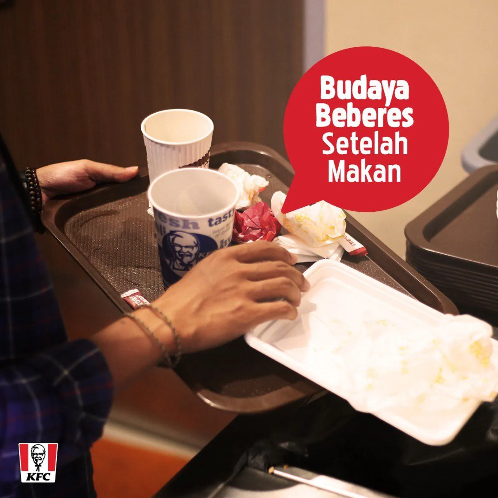 Pro Kontra #BudayaBeberes KFC Biasakan Si Pemalas Lebih Rajin