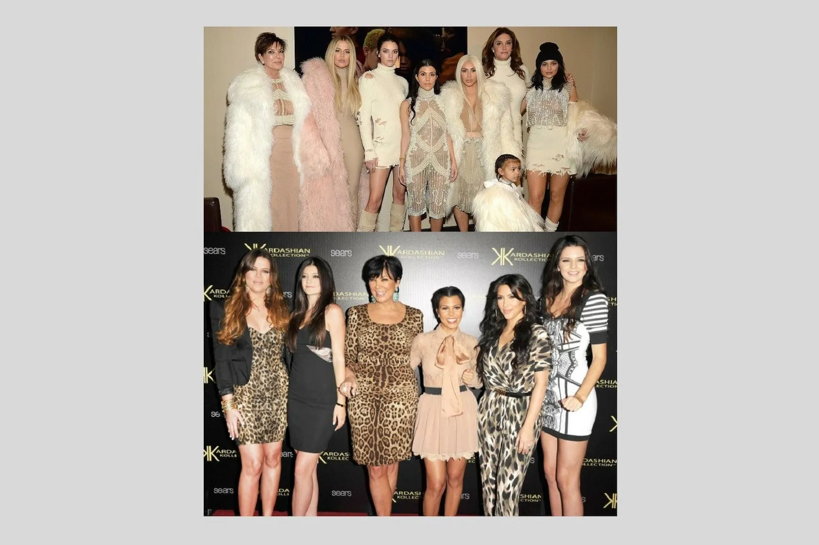 Transformasi Gaya Berpakaian Kardashian - Jenner  dari Tahun ke Tahun