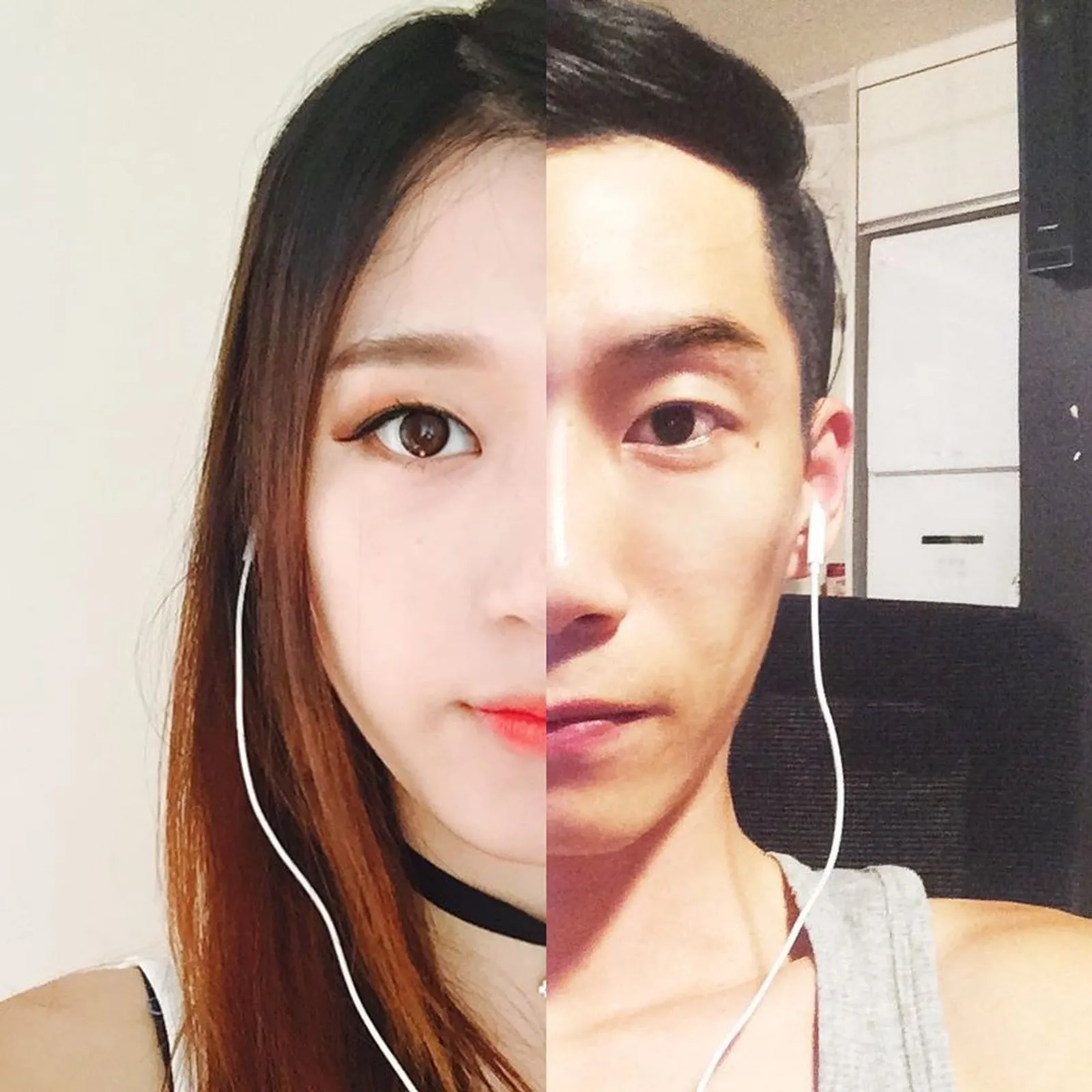 Terpisah Jarak, Pasangan Korea Ini Buat Foto yang ‘Menyatukan’ Mereka