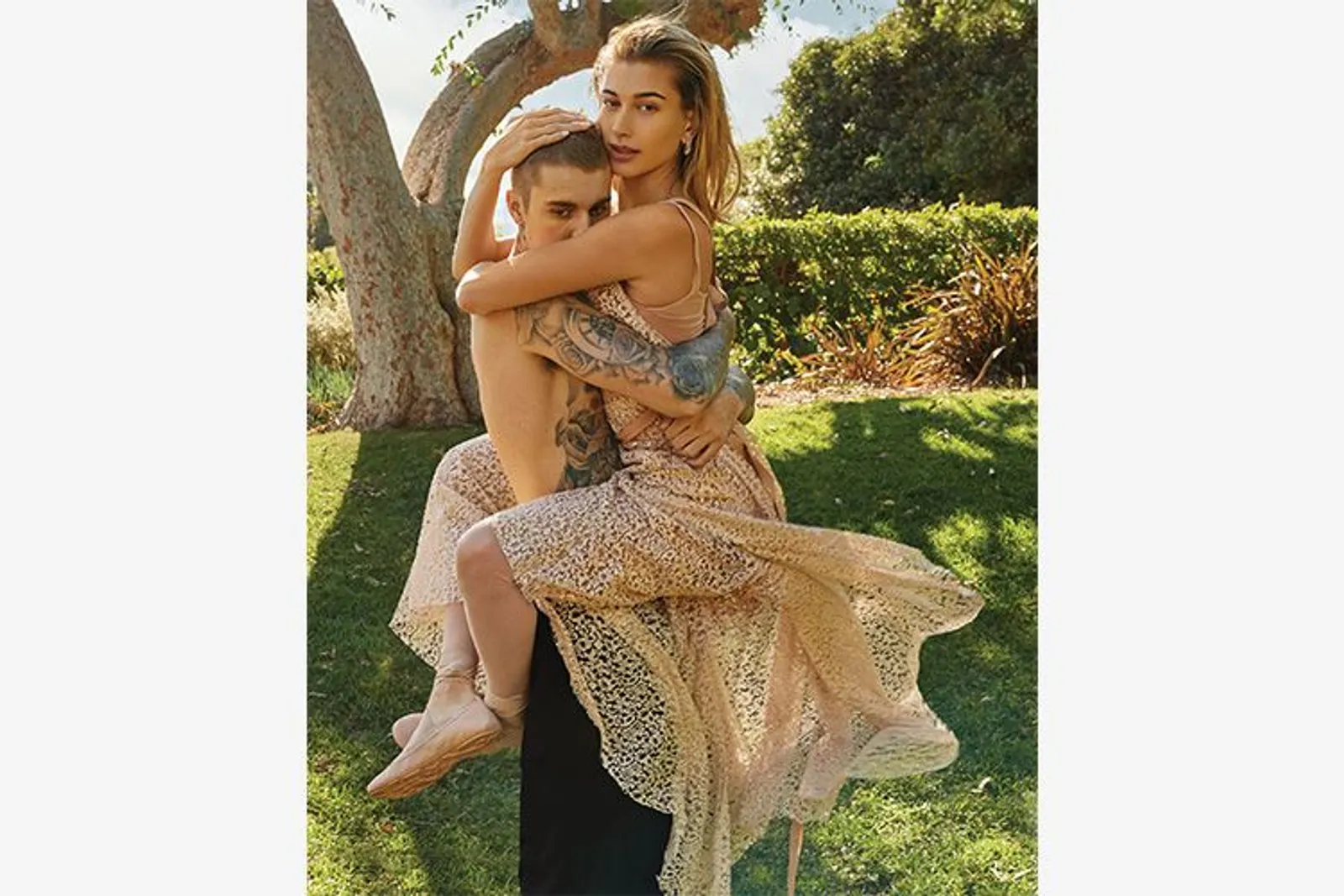 Justin Bieber dan Hailey Baldwin Tampil Mesra di Sampul Majalah Vogue