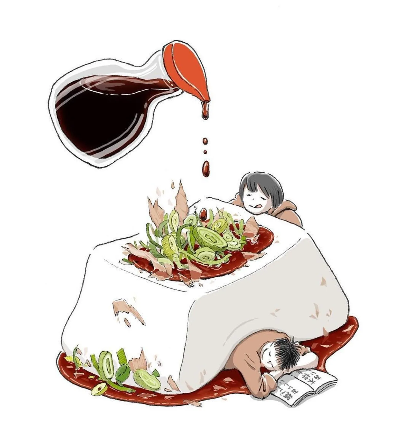 Ilustrator Asal Jepang Ini Buat Manga yang Terinspirasi dari Makanan