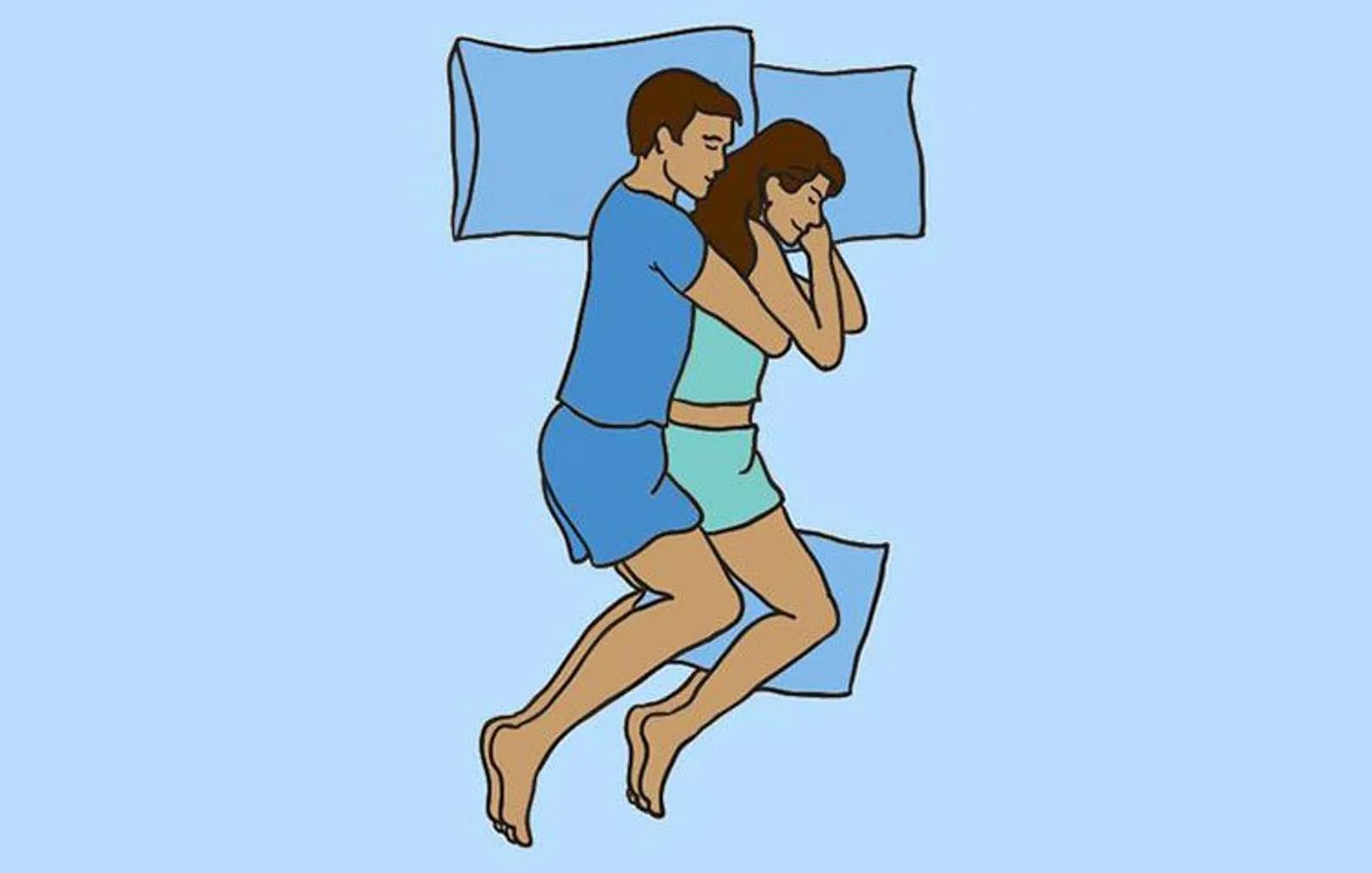 9 Posisi Tidur Ini Ungkap Kondisi Percintaanmu dengan Pasangan