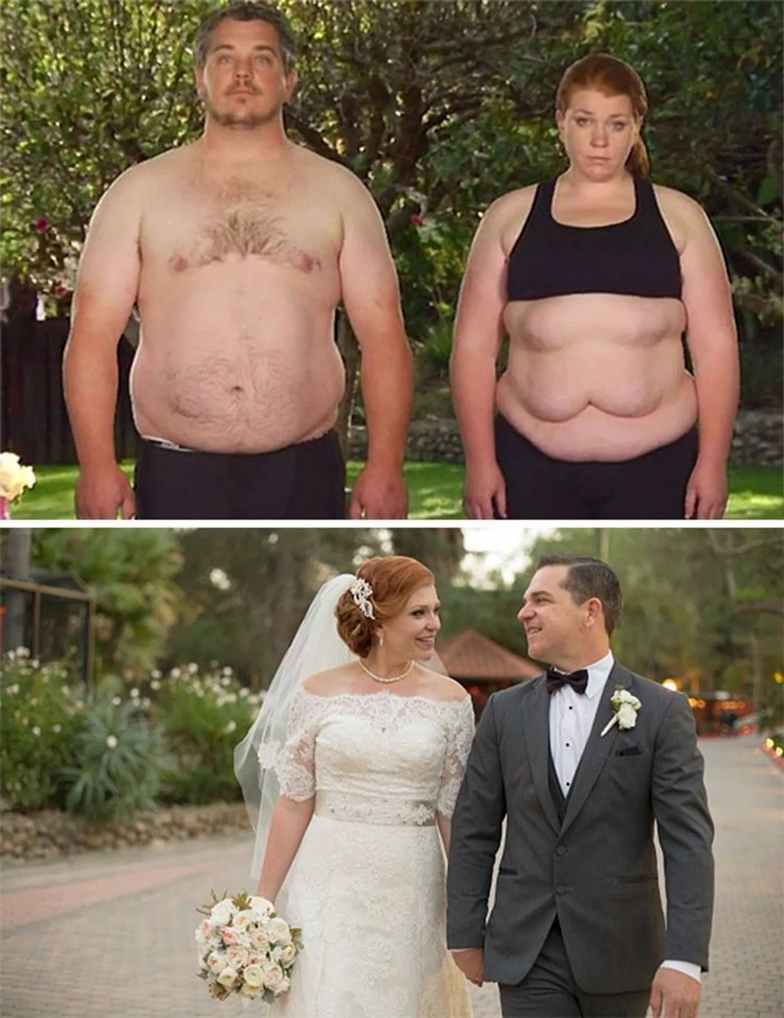 10 Pasangan Ini Sukses Turunkan Berat Badan, Hasilnya Drastis Banget!