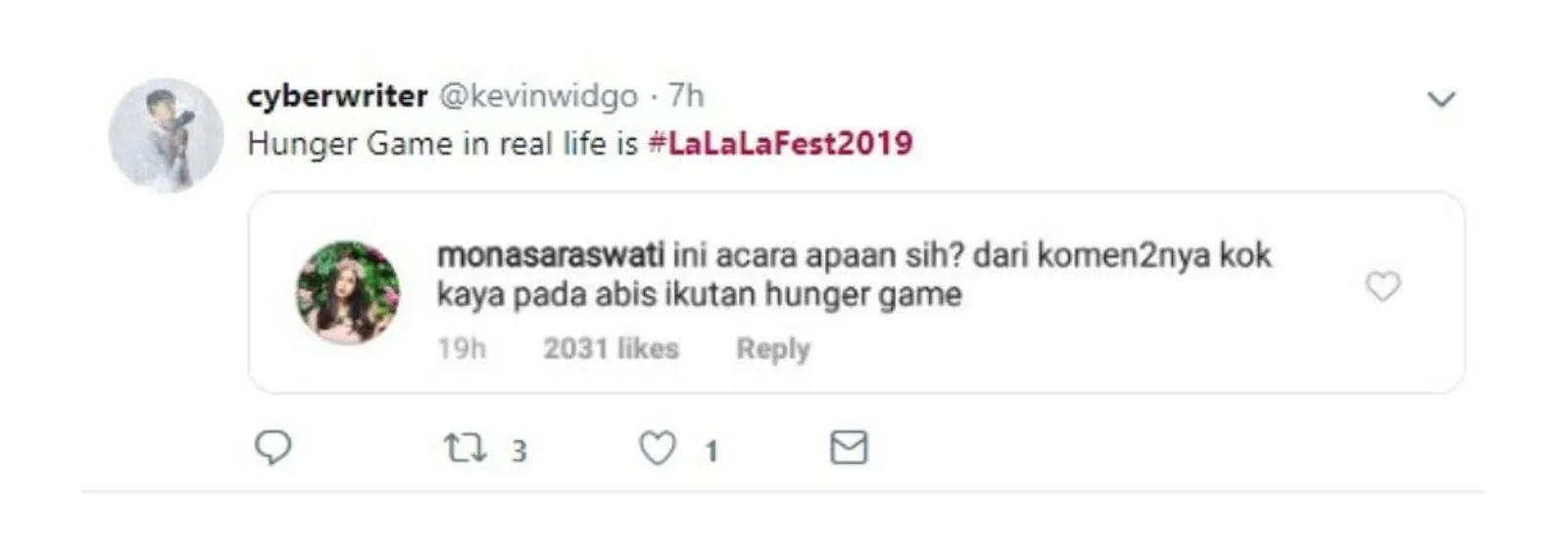 Dianggap Mengecewakan, Ini 7 Komentar Lucu Pengunjung Lalala Fest 2019