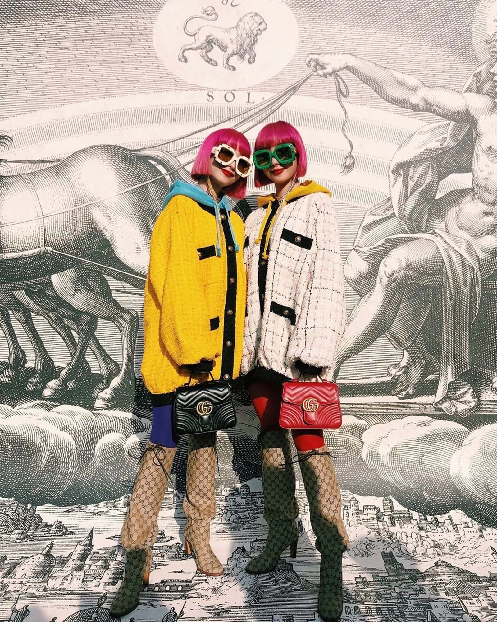 Hadiri Pekan Mode, Ini Gaya Ami dan Aya Suzuki yang Mencuri Perhatian