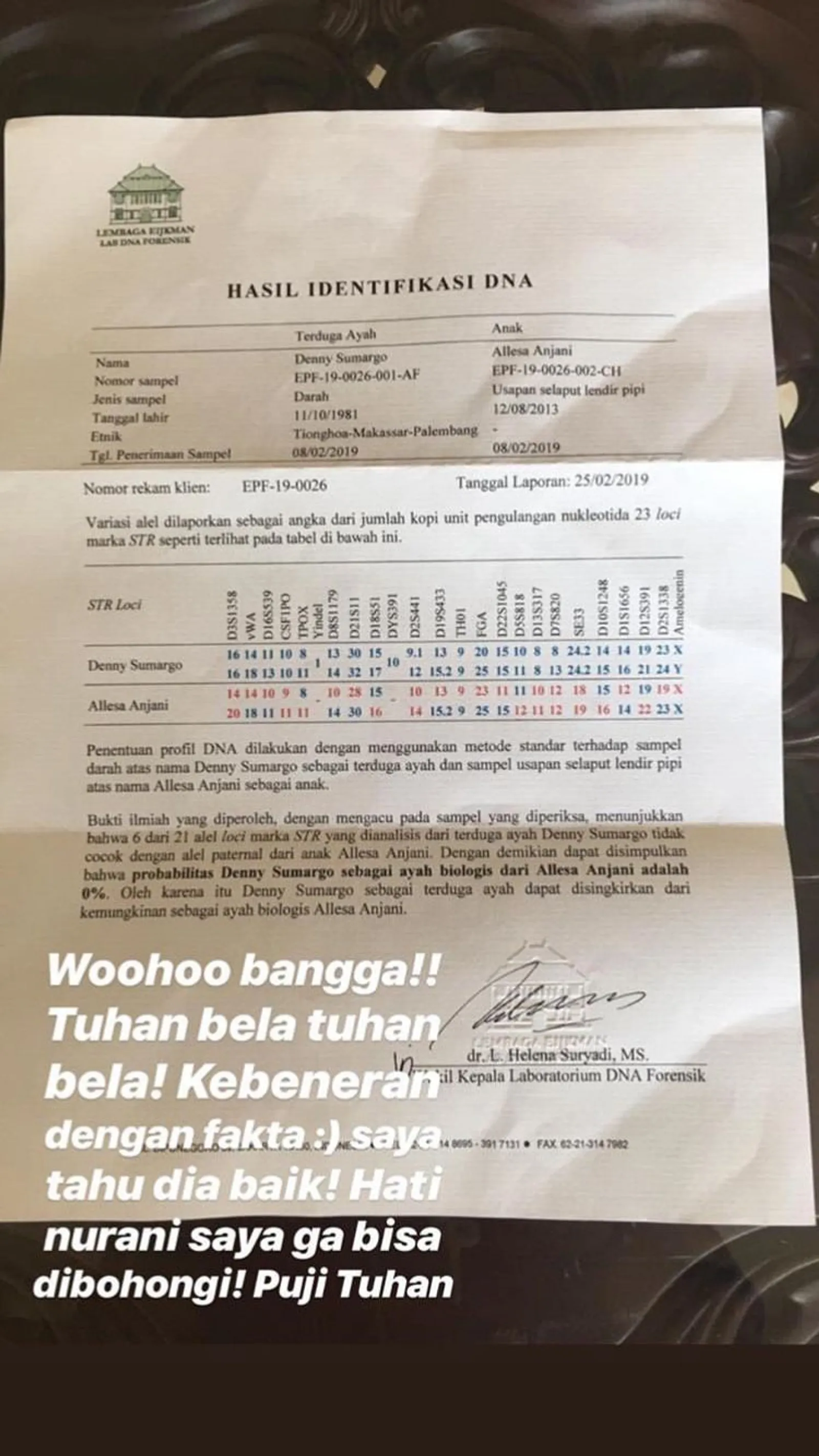 Kronologi Permasalahan Denny Sumargo dan DJ Verny Hasan