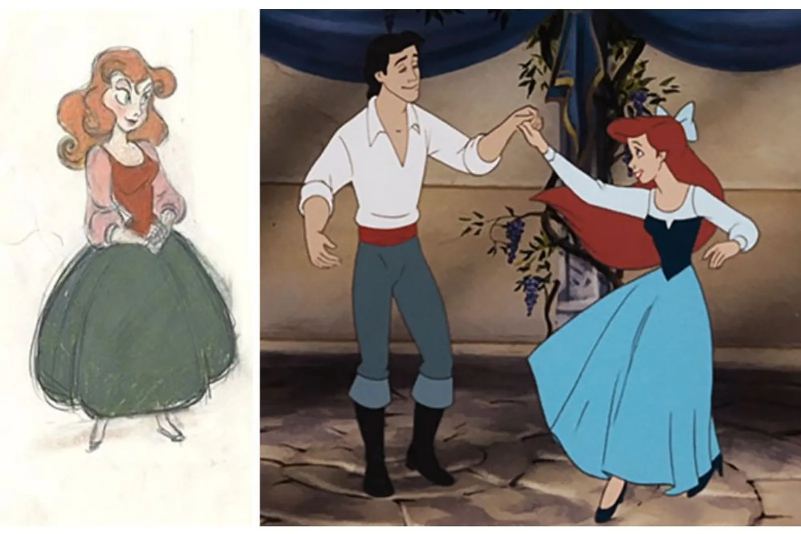 Sebelum Difilmkan, Begini Sketsa Asli Wajah Princess Disney