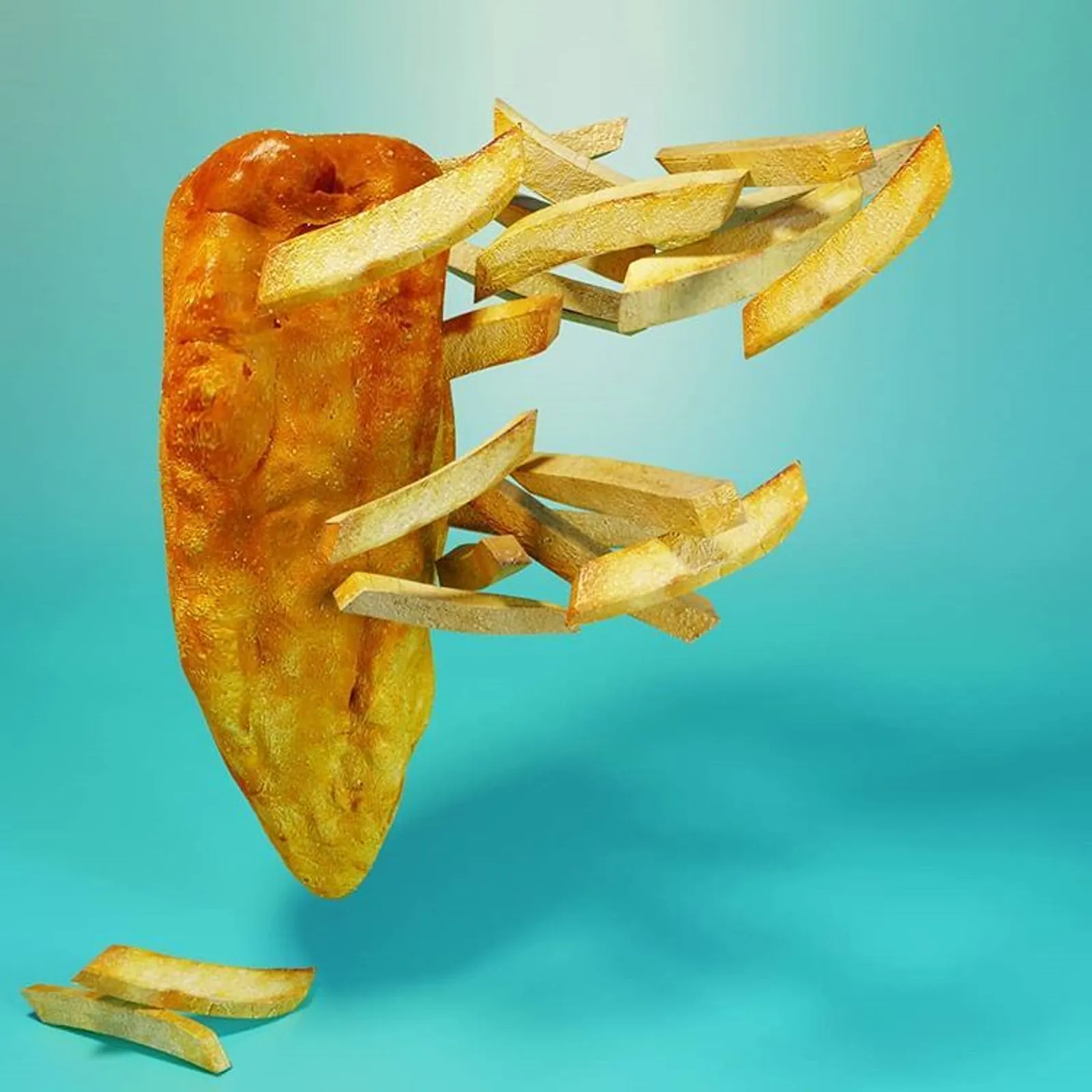 13 Seni 3D Art Bentuk Makanan yang Unik dan Makna Dibaliknya