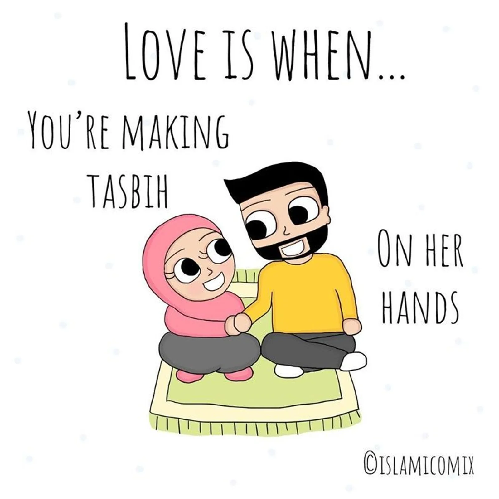 9 Ilustrasi Kehidupan Pasangan Muslim yang Romantis dan Menginspirasi