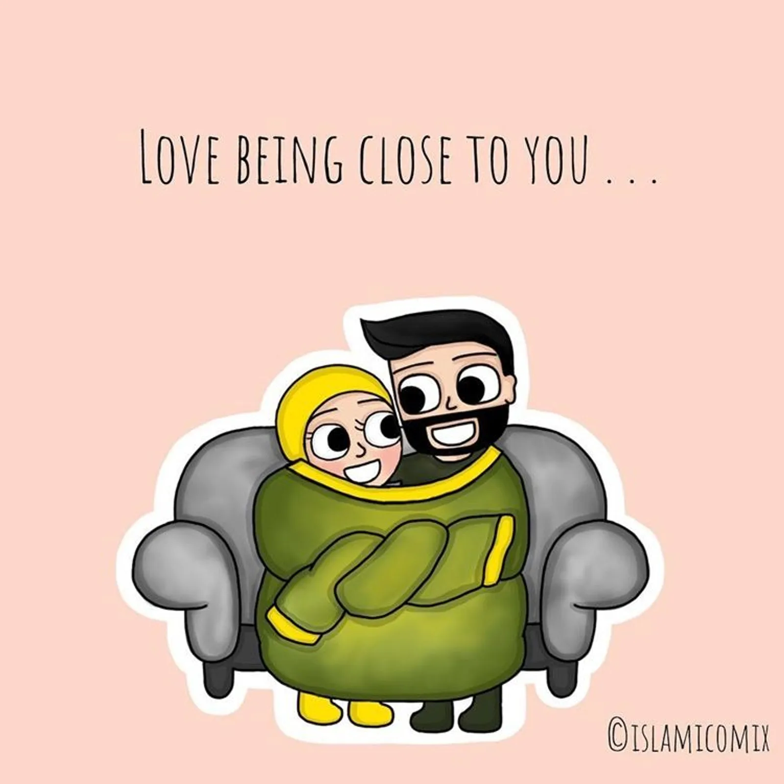 9 Ilustrasi Kehidupan Pasangan Muslim yang Romantis dan Menginspirasi