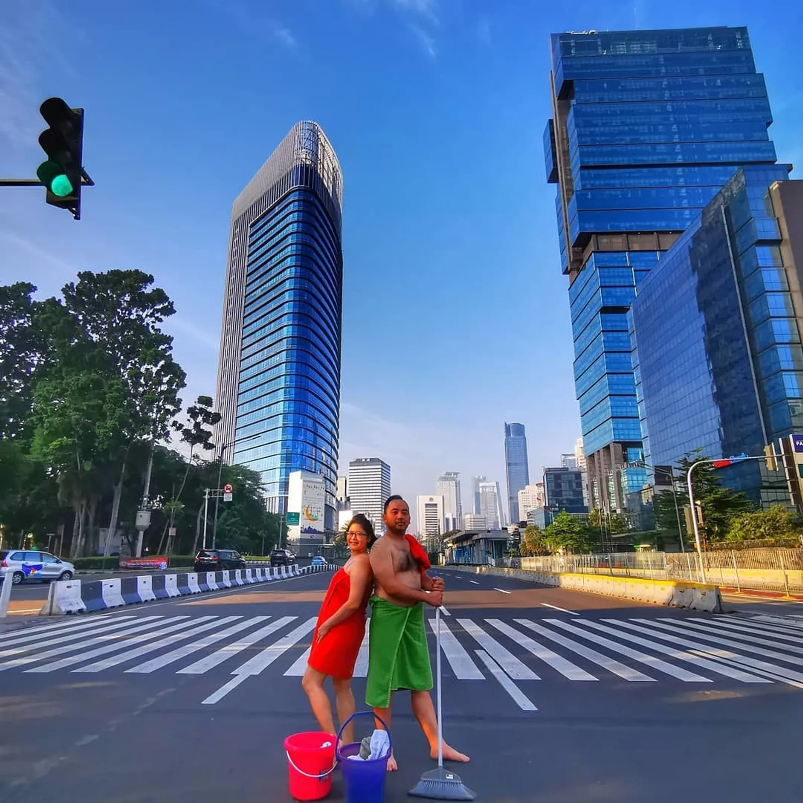 Jakarta Kembali Padat, Begini Suasana Ibu Kota Indonesia Saat Sepi