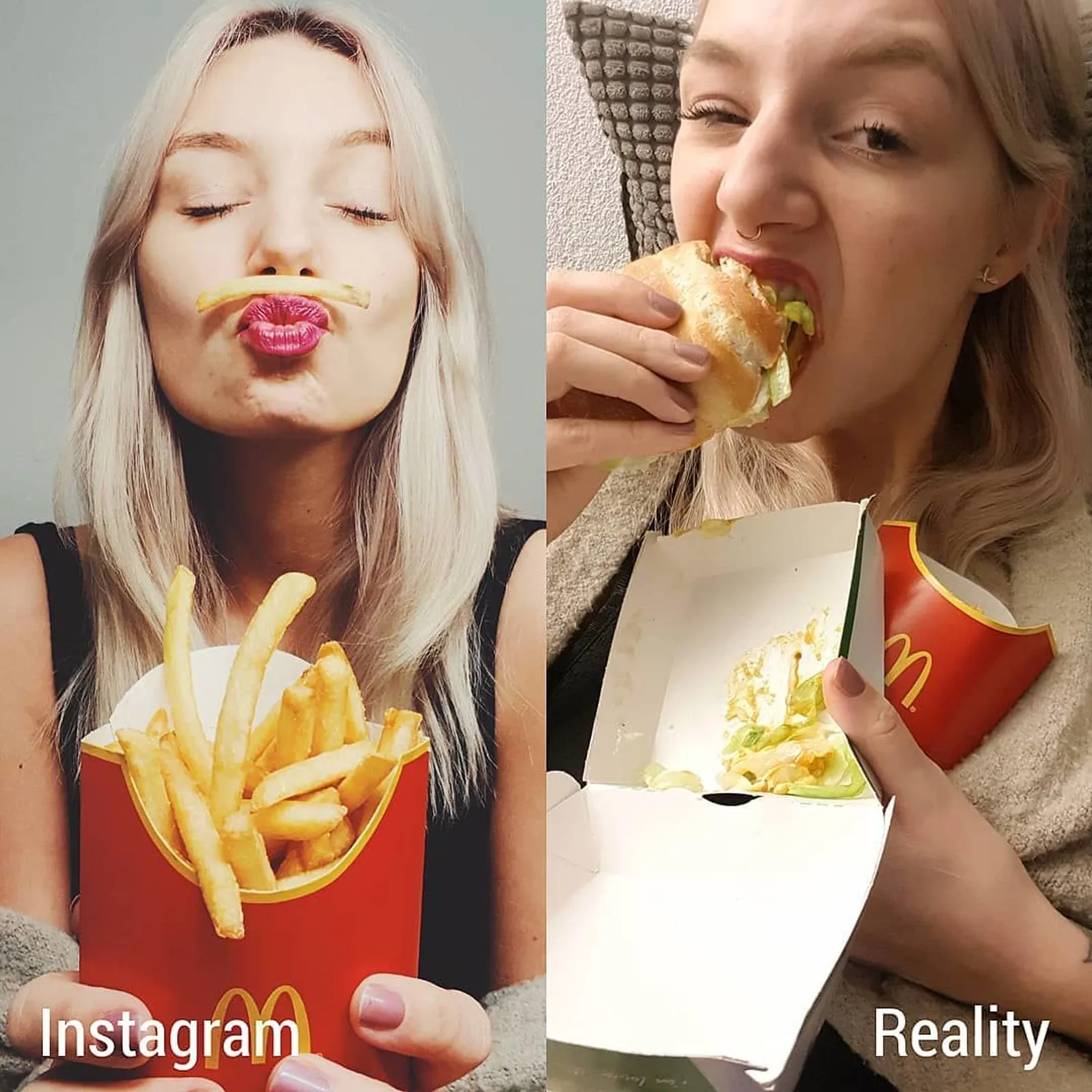 Nggak Secantik di Instagram, Ini 10 Foto Nyata Si Pencinta Makanan