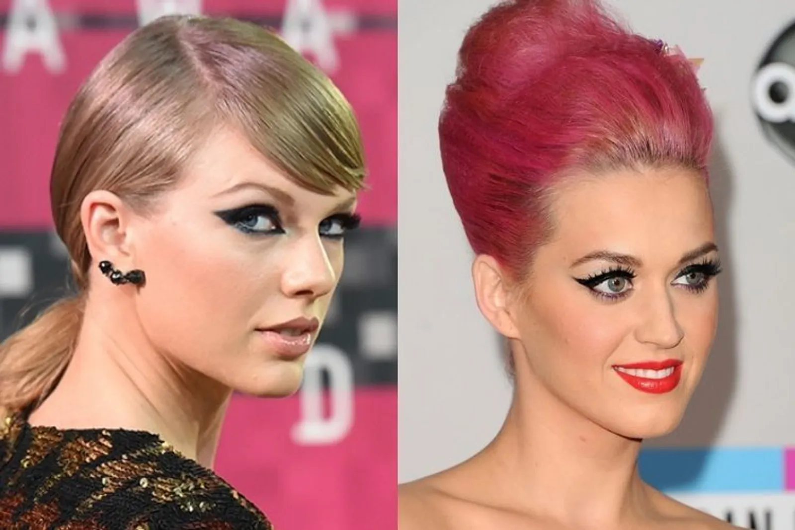 Begini Perbedaan Gaya Makeup Taylor Swift dan Katy Perry