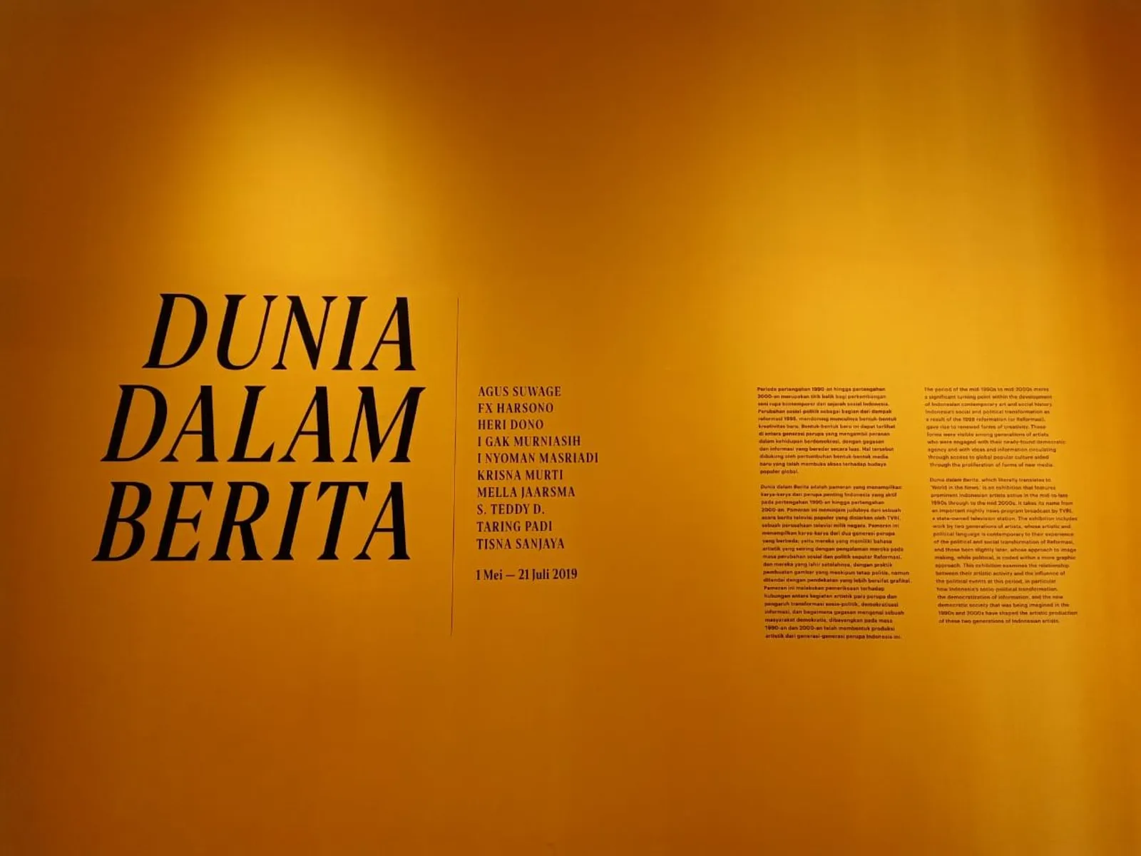 Museum Macan Hadirkan Pameran Seni Soal Sejarah Kebebasan Berpendapat