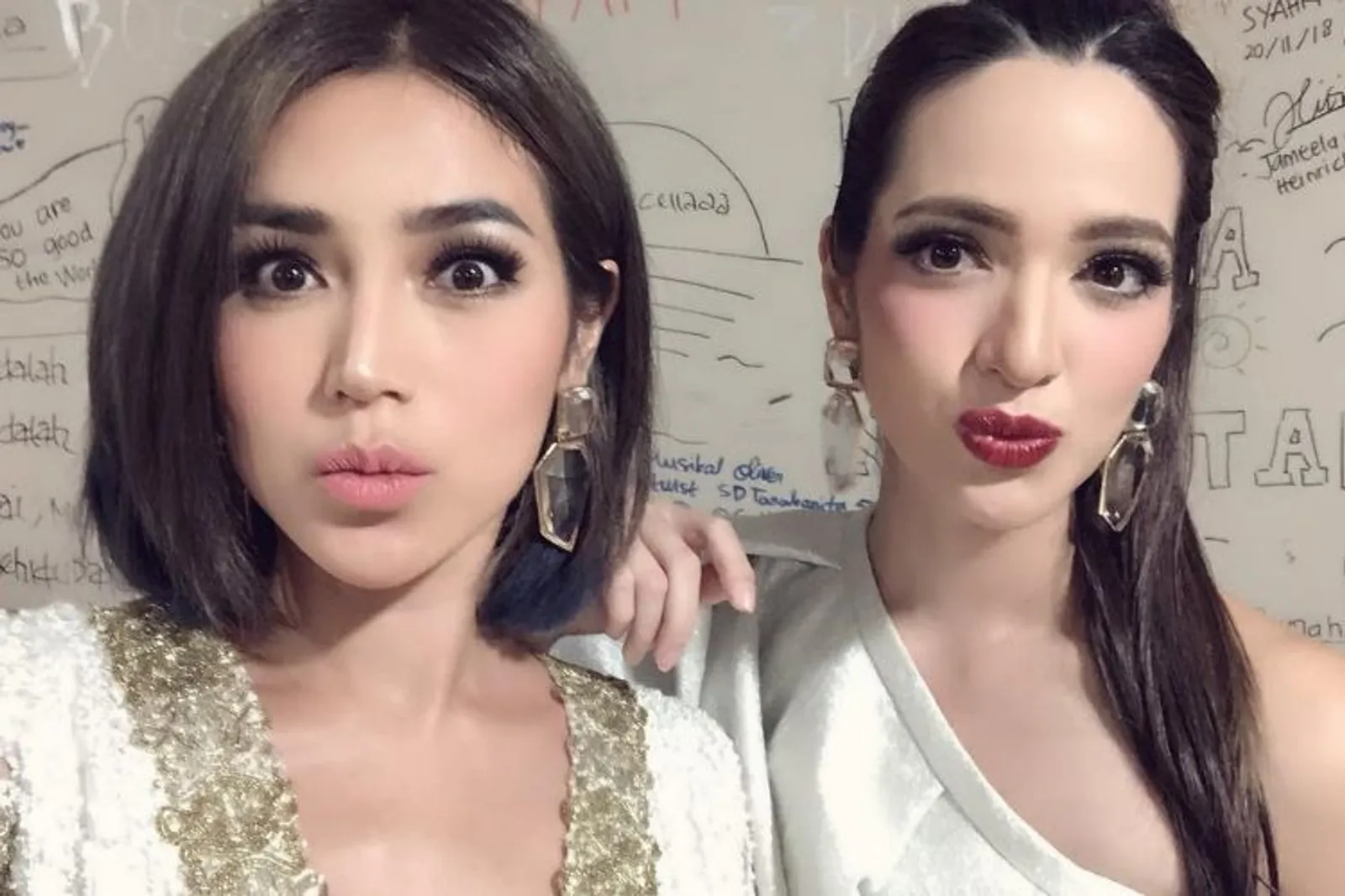 Ini Perbandingan Gaya Makeup Nia Ramadhani dan Jessica Iskandar