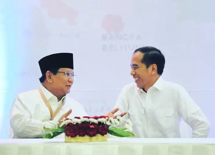 10 Momen Keakraban Presiden Joko Widodo dan Prabowo Subianto