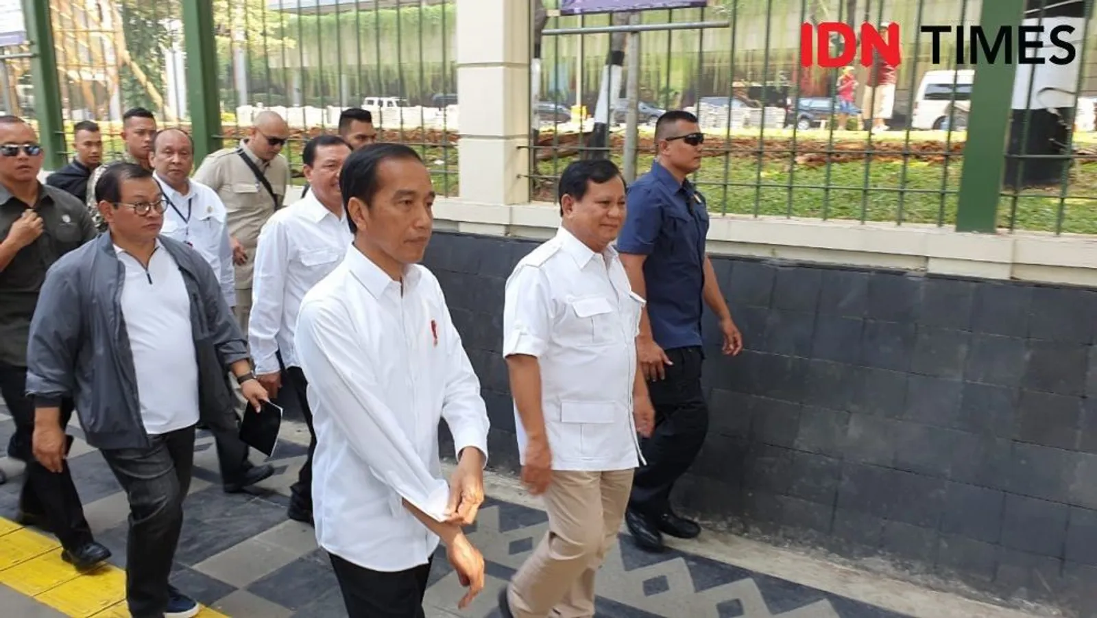 10 Momen Keakraban Presiden Joko Widodo dan Prabowo Subianto