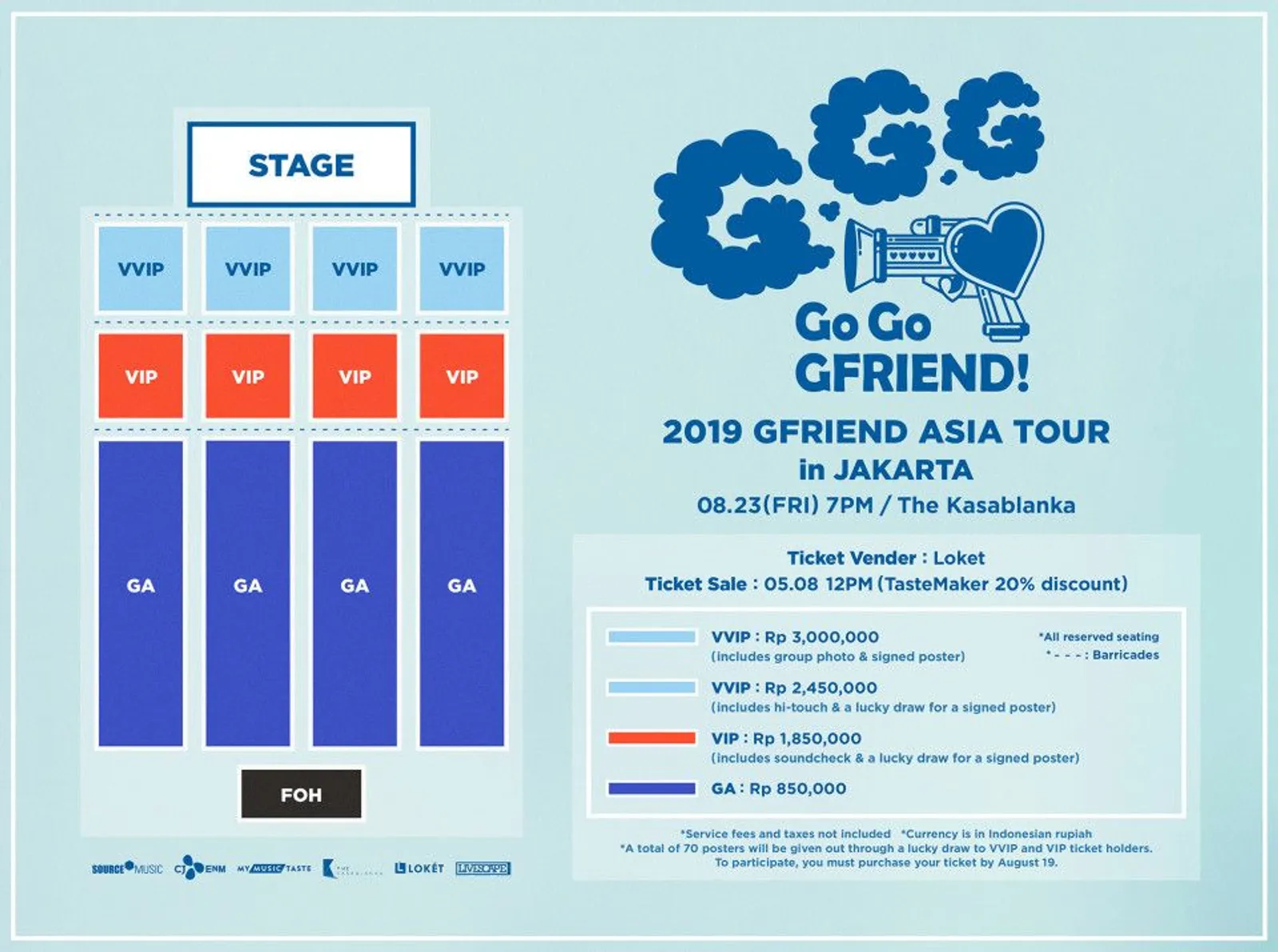 G-Friend Gelar Konser "Go Go GFriend!" di Jakarta 