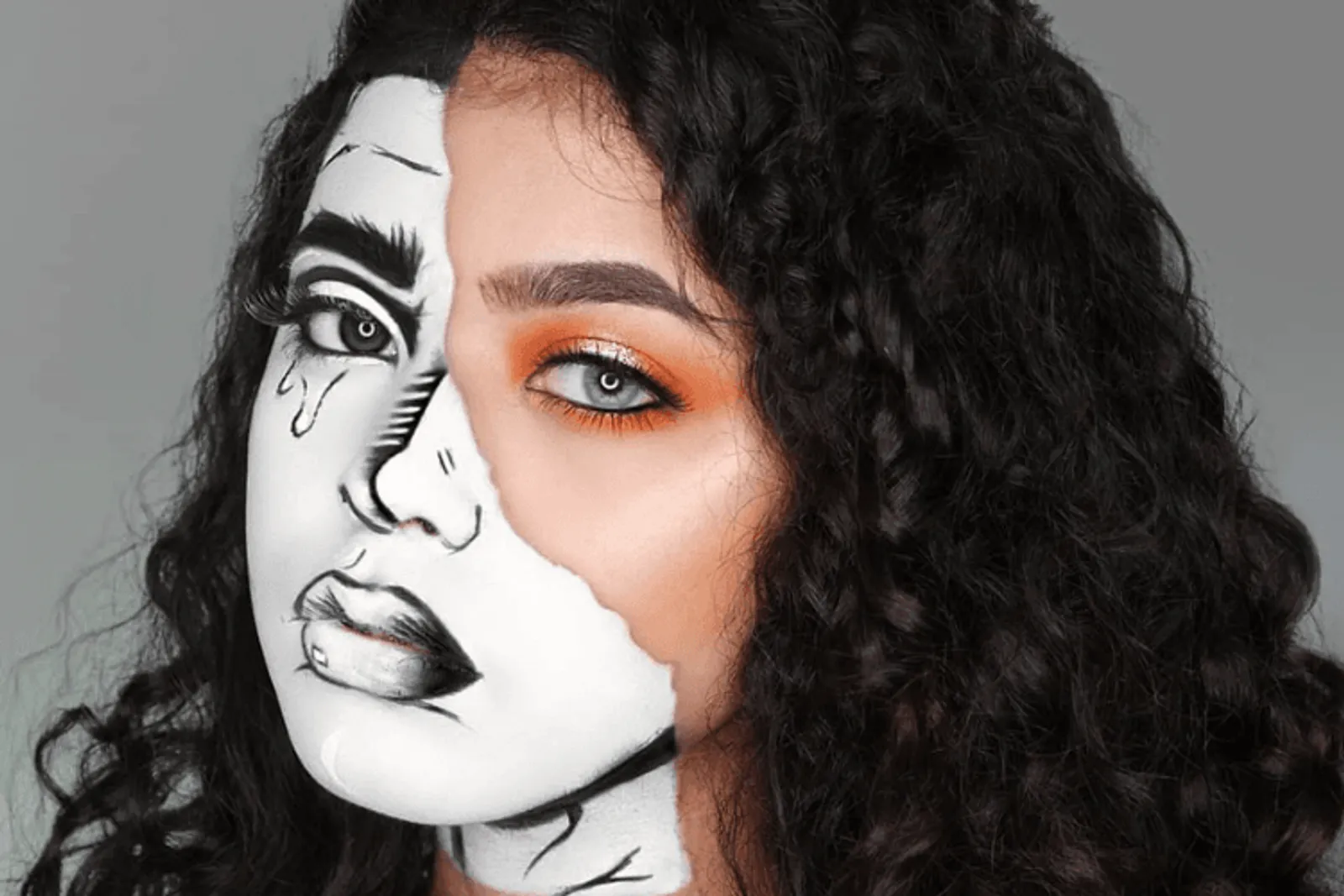 Inspirasi Makeup Jharna: "Lihat dari Warna dan Coffee Mug" 