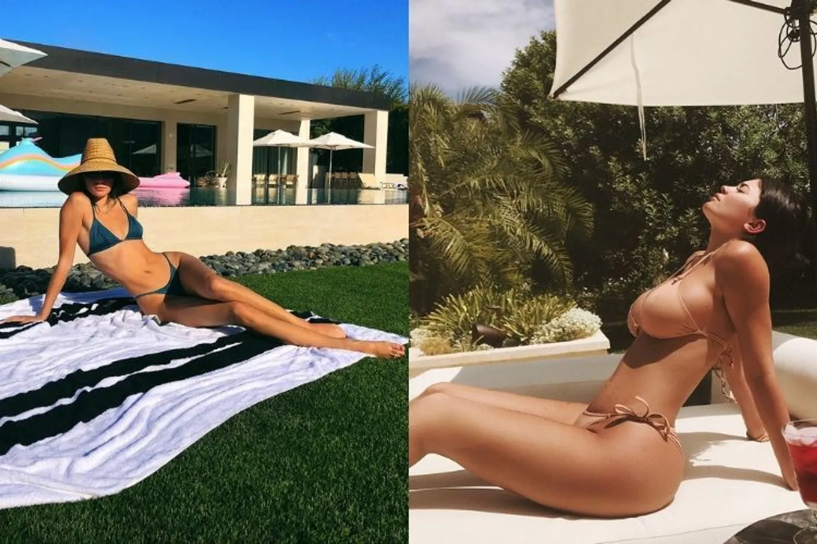 Sama-sama Seksi, Ini 7 Gaya Bikini Kendall vs Kylie Jenner