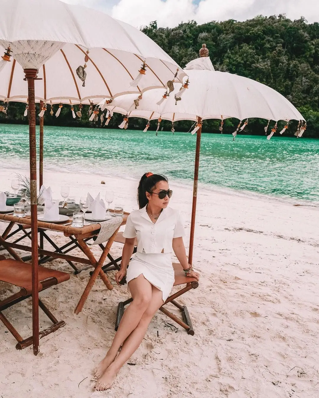 Potret Seksi Nikita Willy Saat Lagi Di Pantai