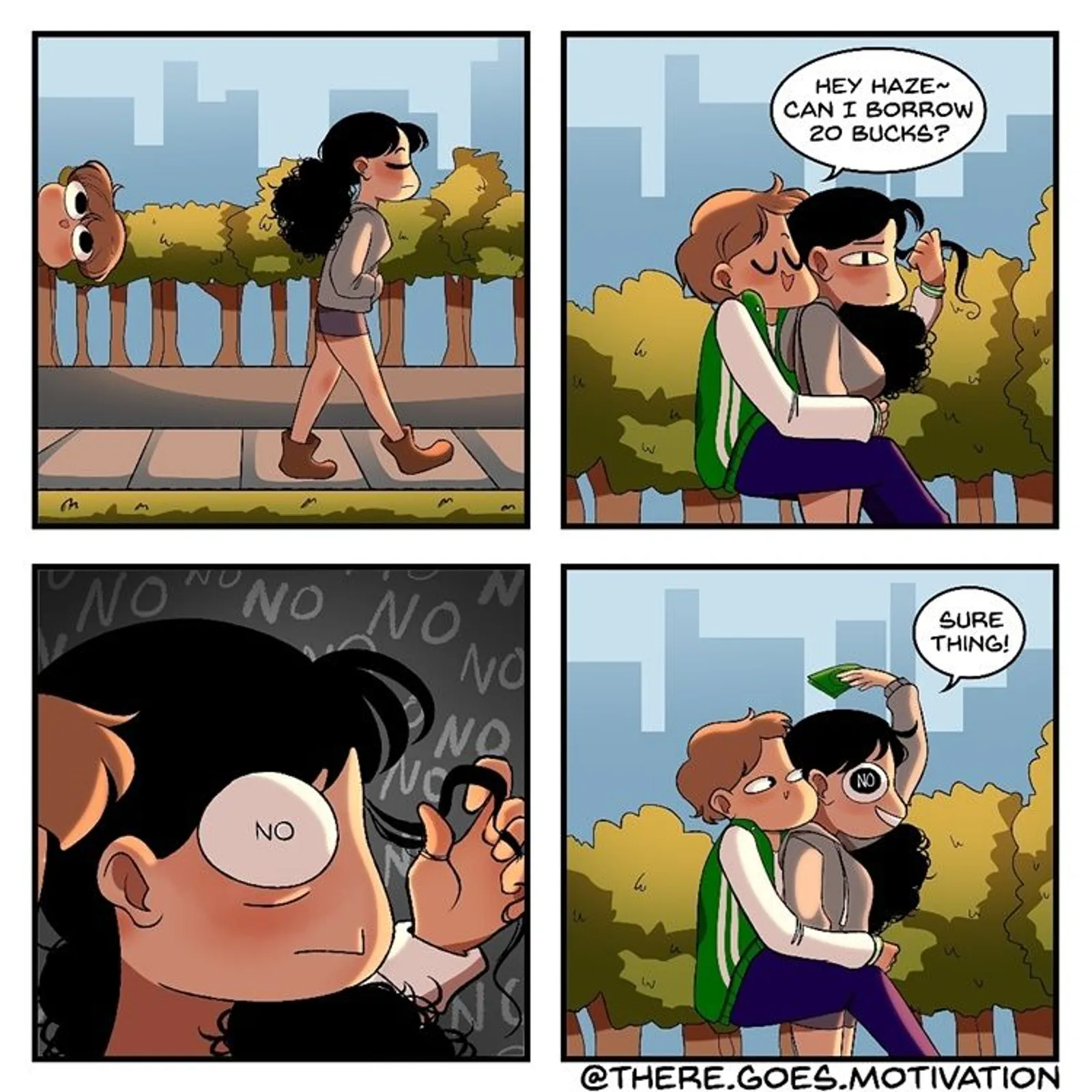 Lucu, 7 Komik Strip Tingkah Konyol Perempuan Saat Punya Pacar