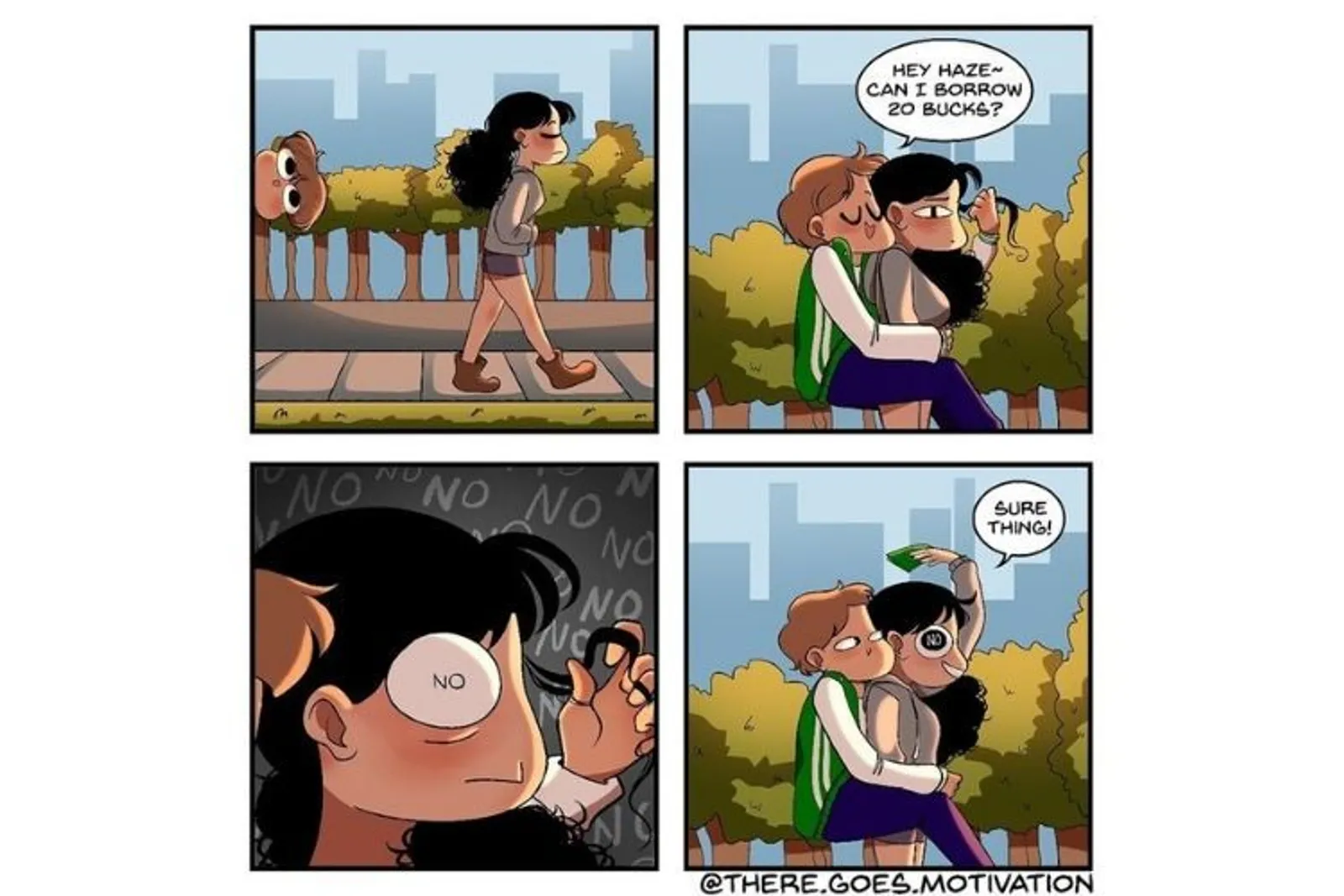 Lucu, 7 Komik Strip Tingkah Konyol Perempuan Saat Punya Pacar
