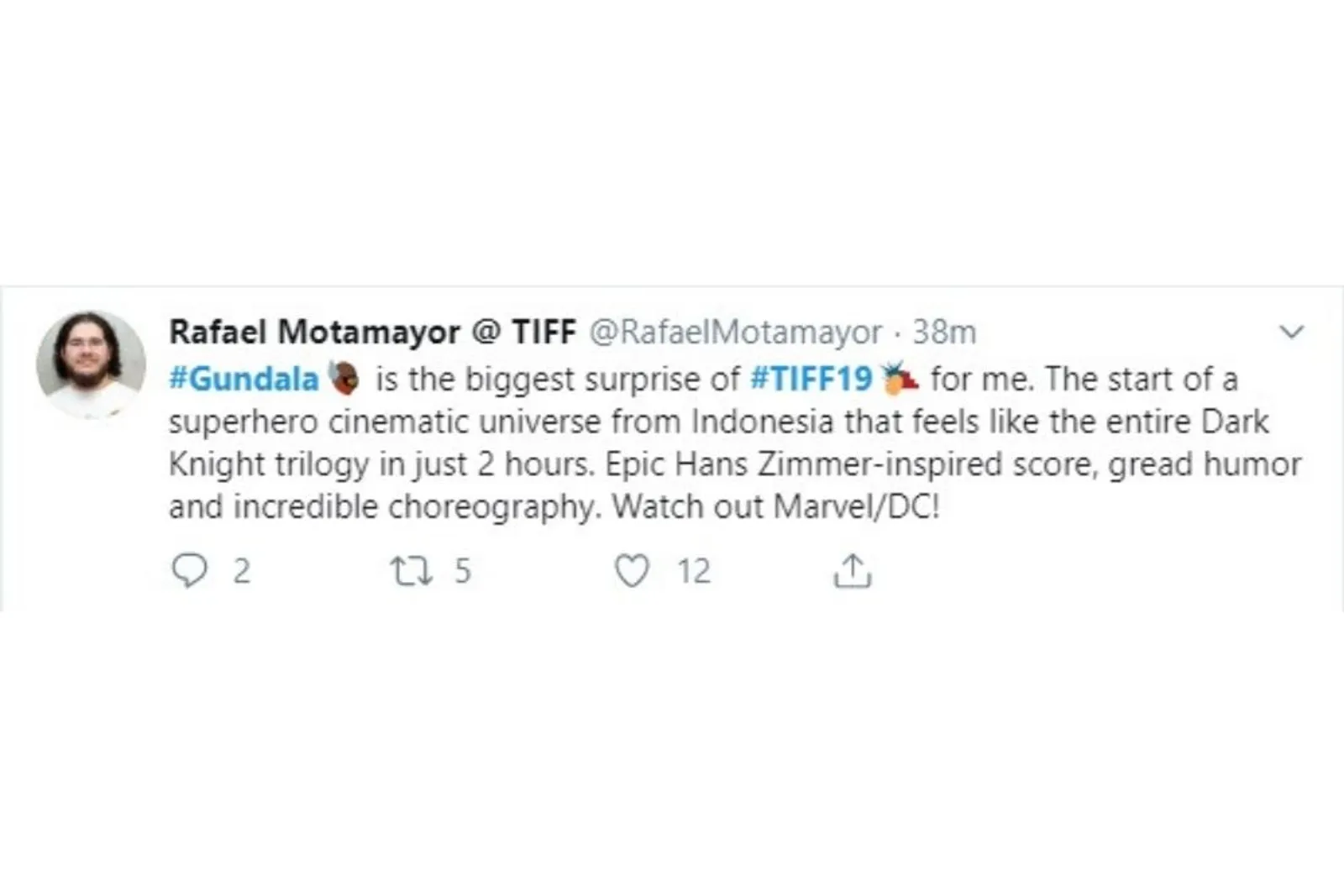 Sukses di Indonesia, Gundala Mendapat Sambutan Hangat di TIFF 2019