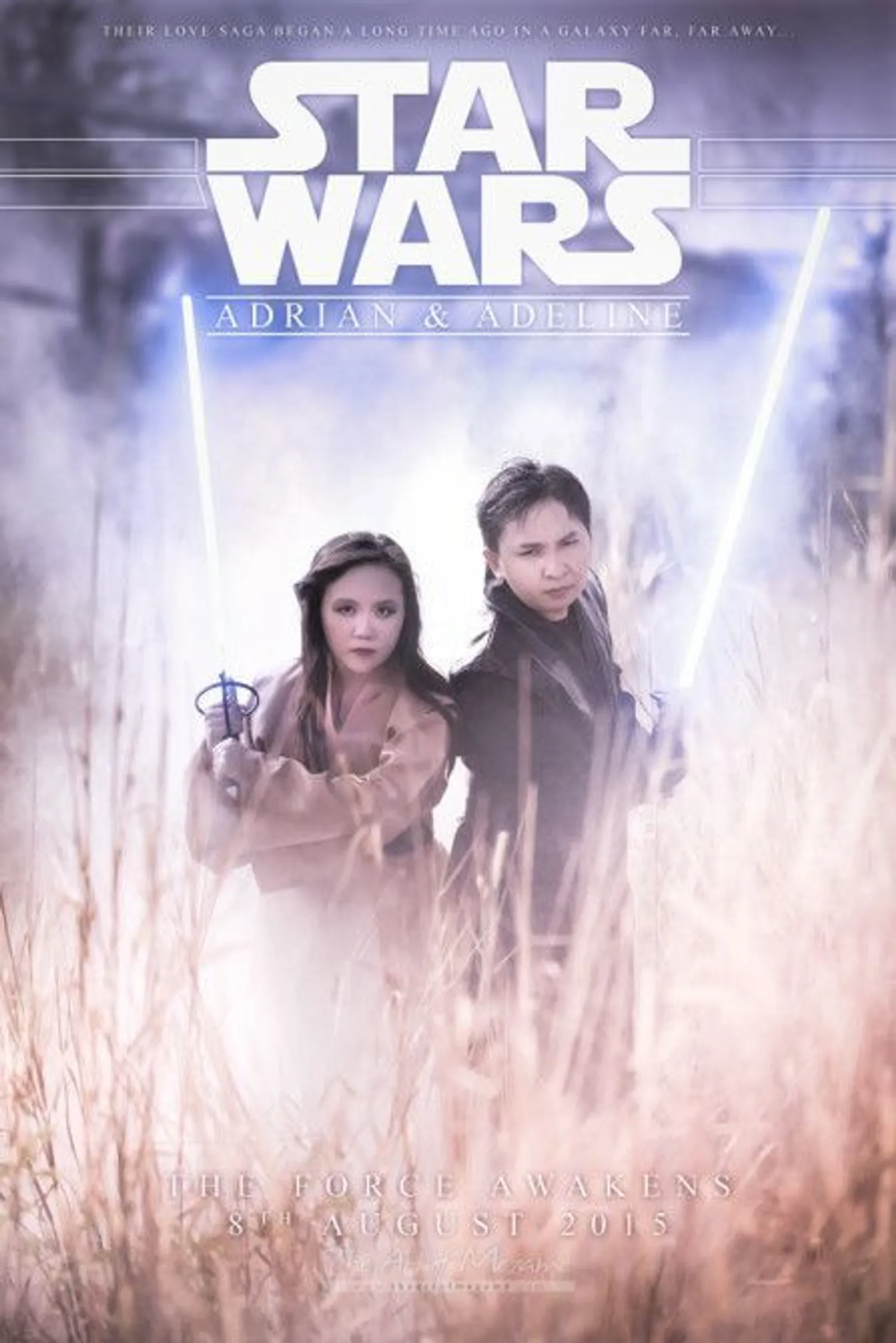 Niat Banget, Pasangan Ini Foto Prewedding Bertema Star Wars