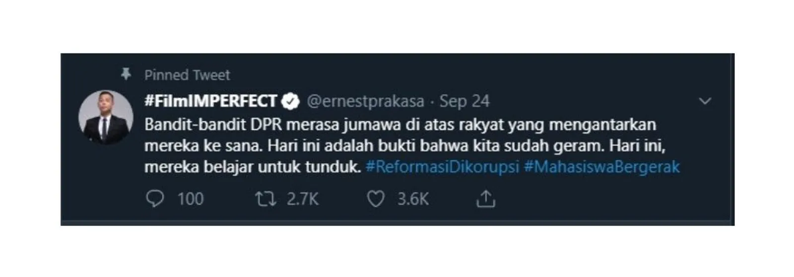 Ini Perbandingan Seleb yang Mendukung dan Mengkritik Aksi Demo RKUHP