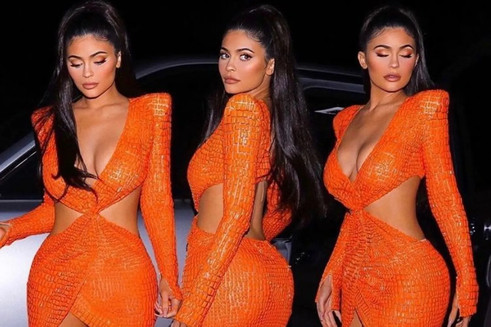 Gaya Seksi Kylie Jenner dengan Mini Dress