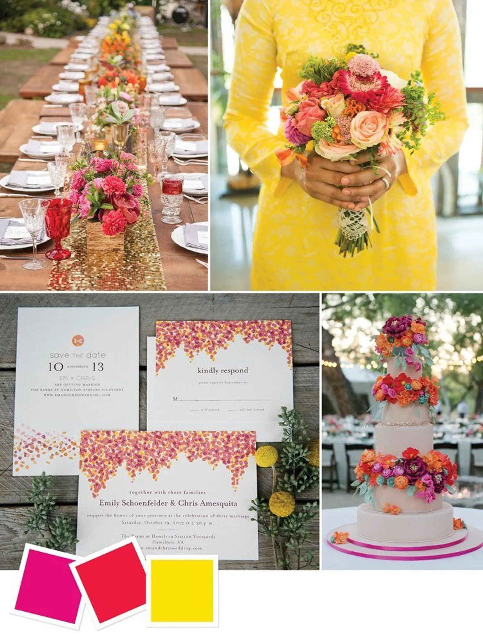 15 Inspirasi Paduan Warna untuk Pesta Pernikahanmu yang Elegan